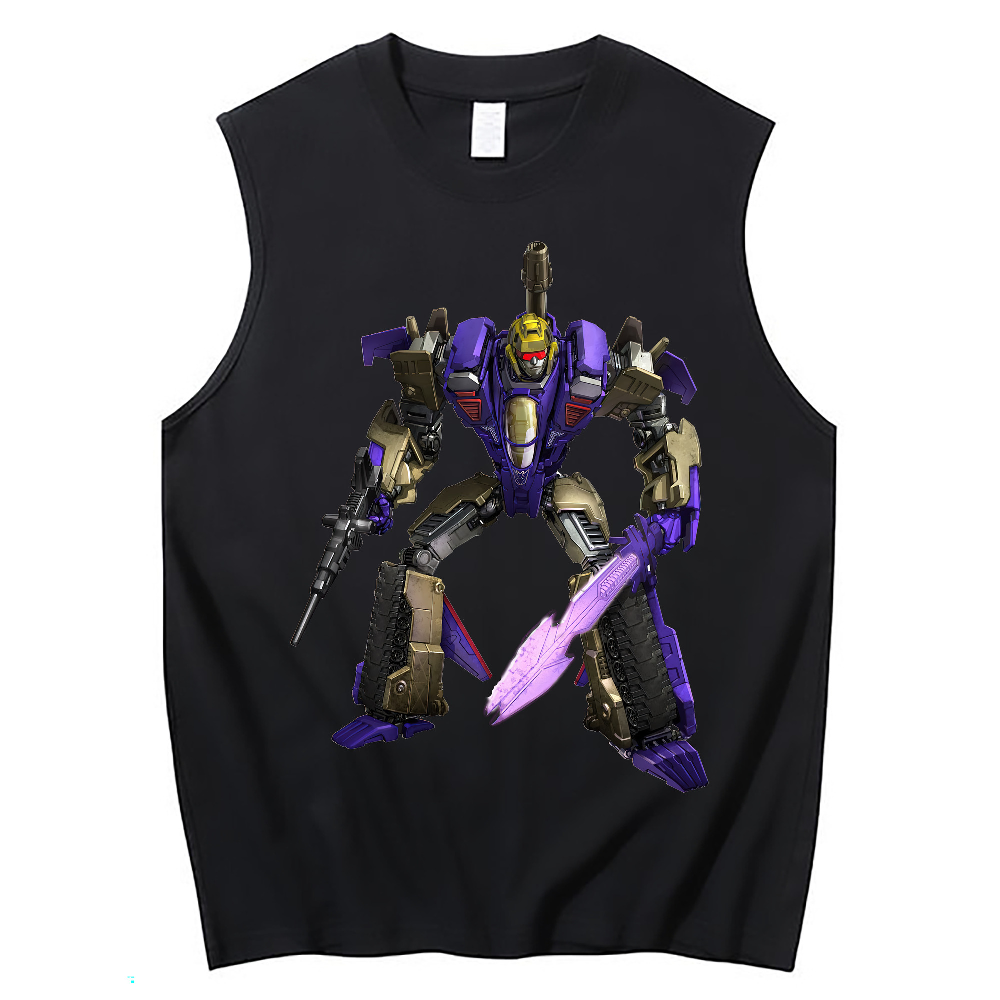（画像用） Transformers トランスフォーマー コットン100％タンクトップ（フロントプリント）