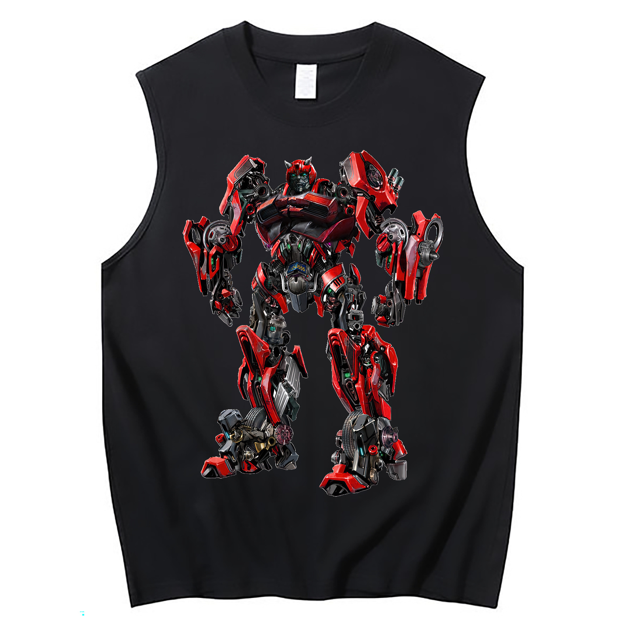 （画像用） Transformers トランスフォーマー コットン100％タンクトップ（フロントプリント）