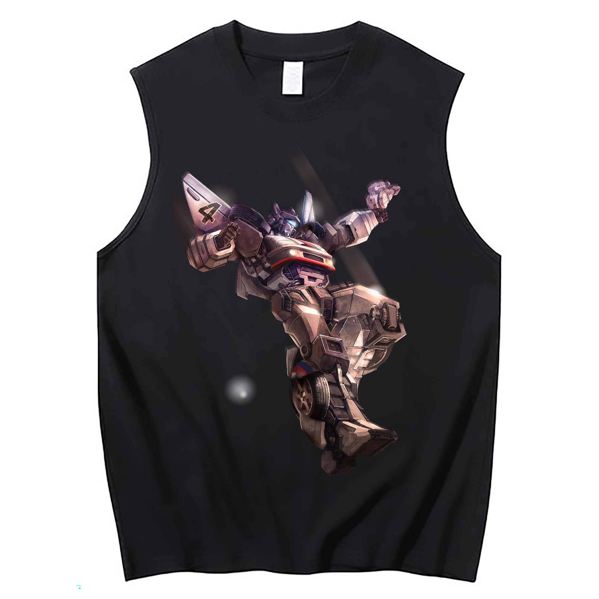 （画像用） Transformers トランスフォーマー コットン100％タンクトップ（フロントプリント）