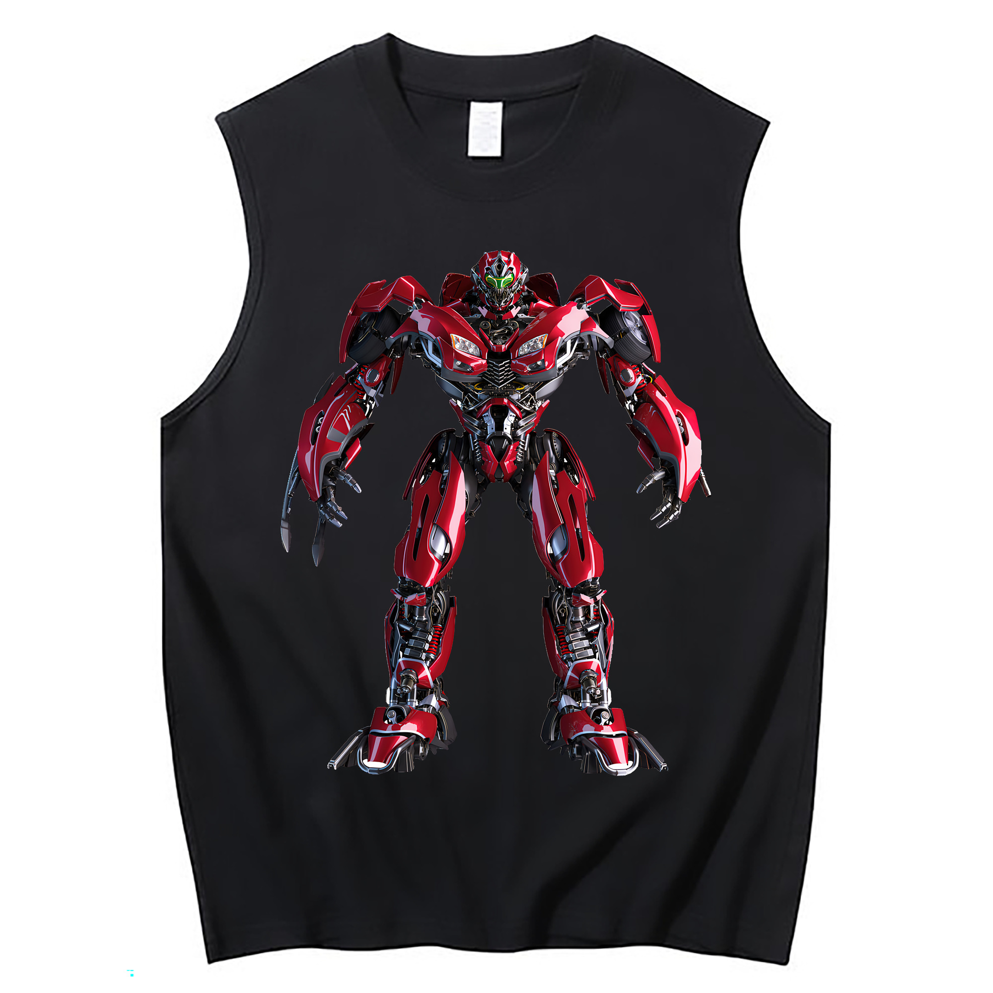 （画像用） Transformers トランスフォーマー コットン100％タンクトップ（フロントプリント）