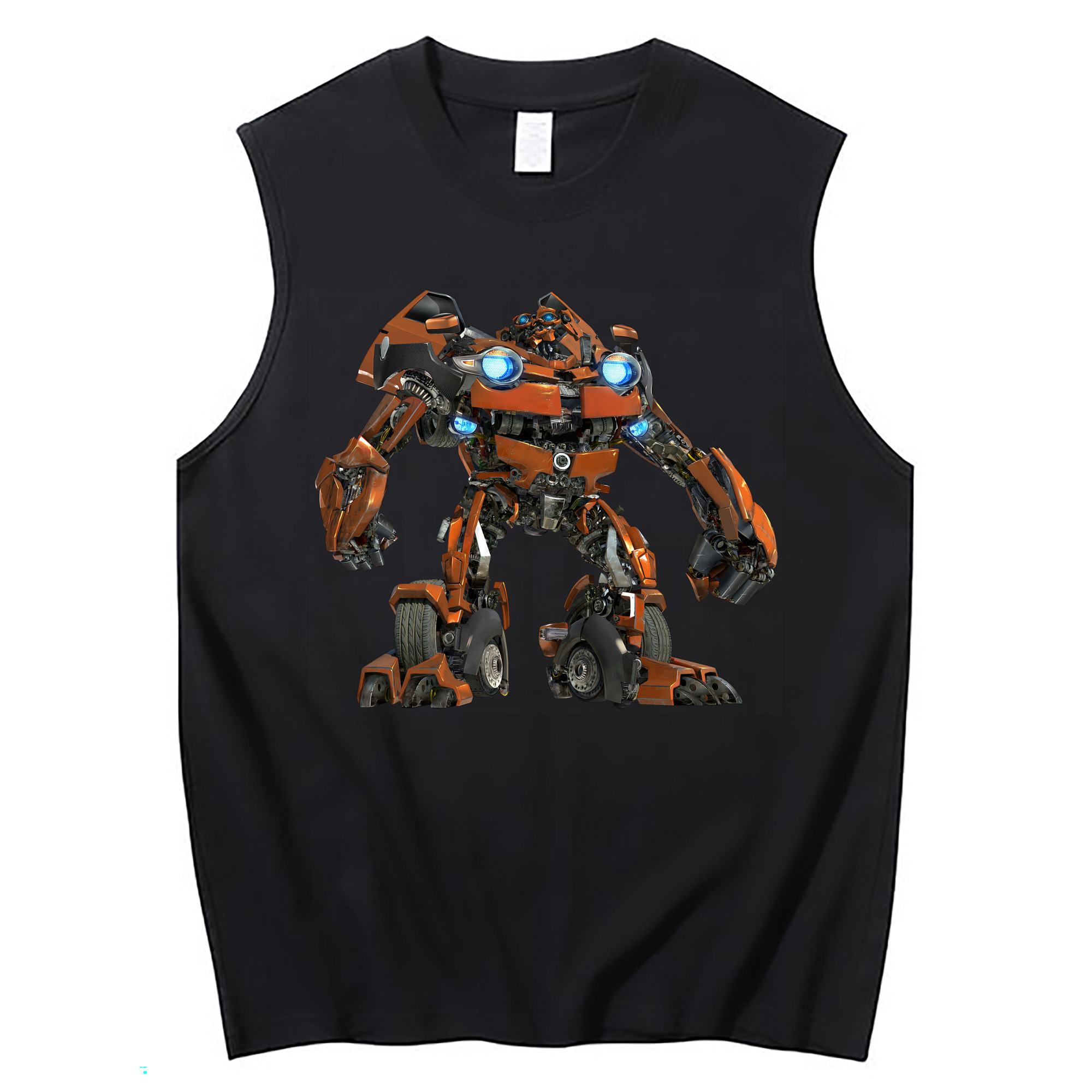 （画像用） Transformers トランスフォーマー コットン100％タンクトップ（フロントプリント）