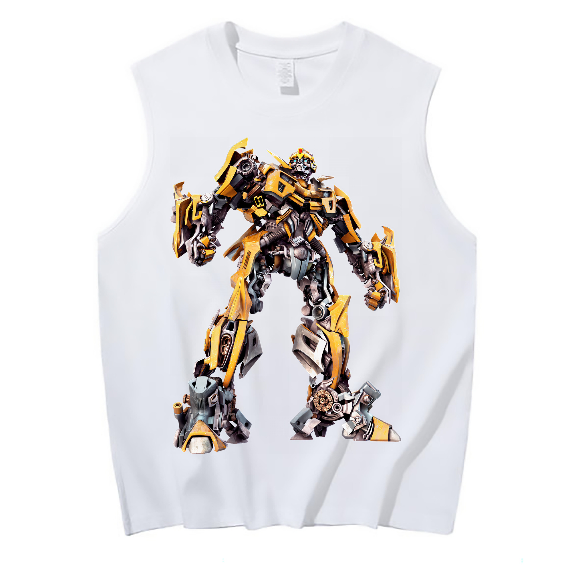 （画像用） Transformers トランスフォーマー コットン100％タンクトップ（フロントプリント）