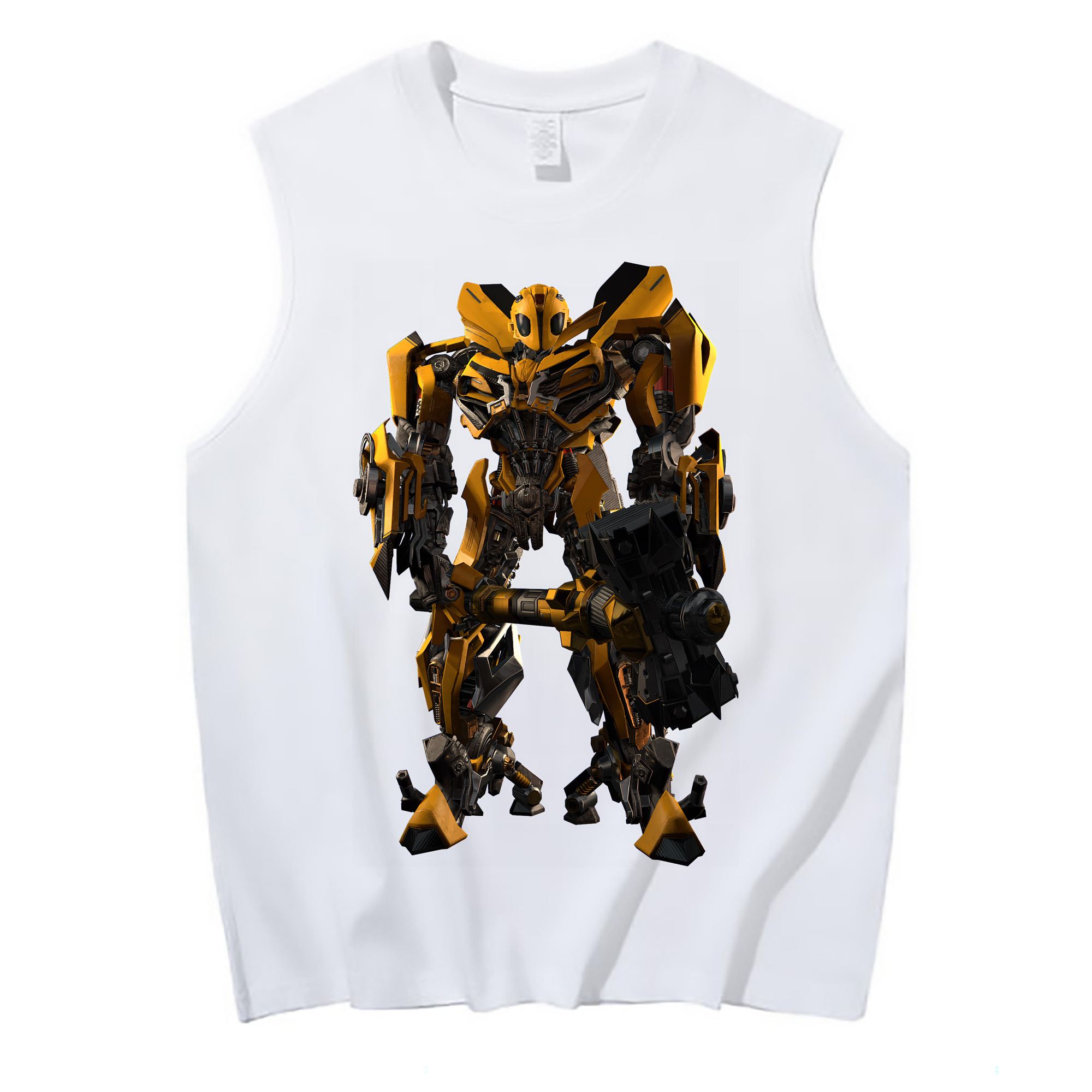 （画像用） Transformers トランスフォーマー コットン100％タンクトップ（フロントプリント）