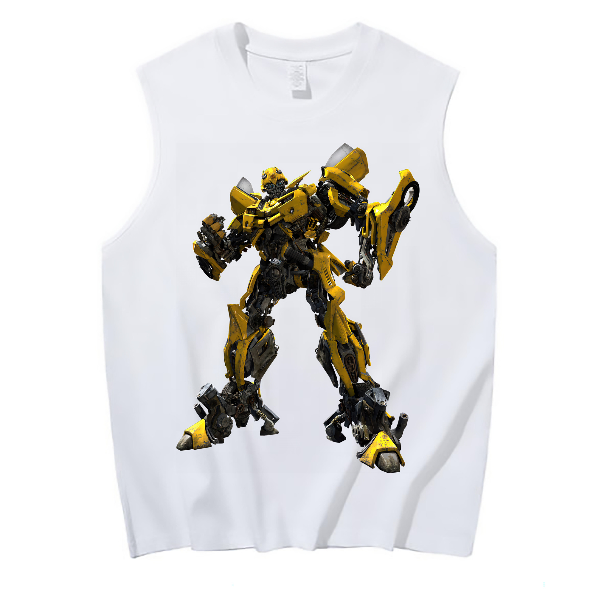 （画像用） Transformers トランスフォーマー コットン100％タンクトップ（フロントプリント）