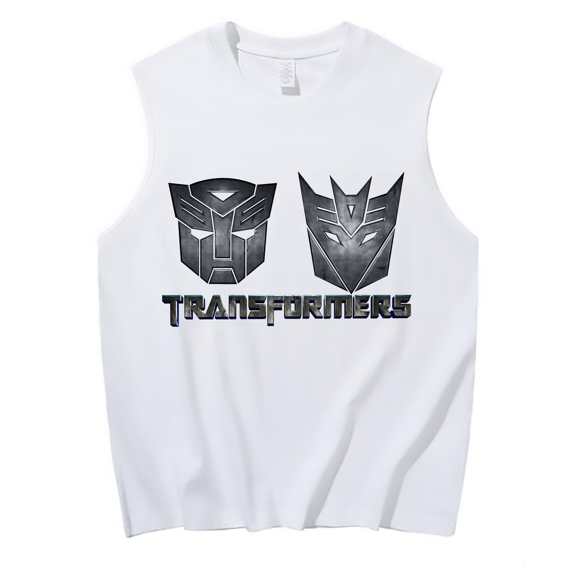 （画像用） Transformers トランスフォーマー コットン100％タンクトップ（フロントプリント）
