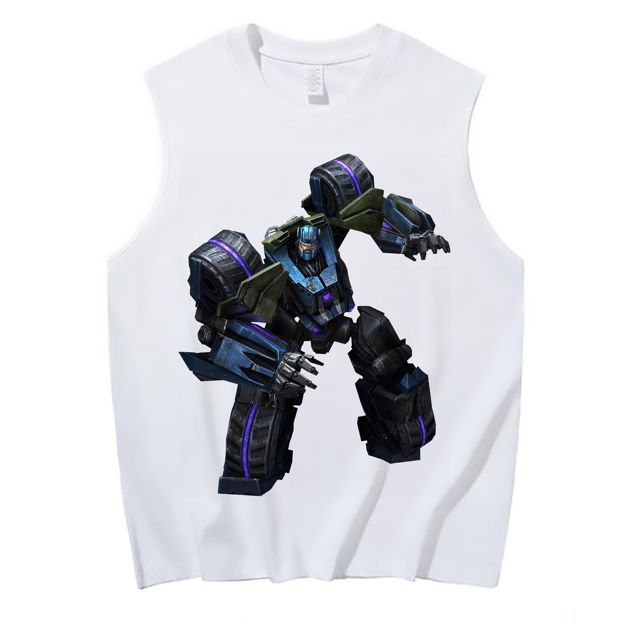 （画像用） Transformers トランスフォーマー コットン100％タンクトップ（フロントプリント）