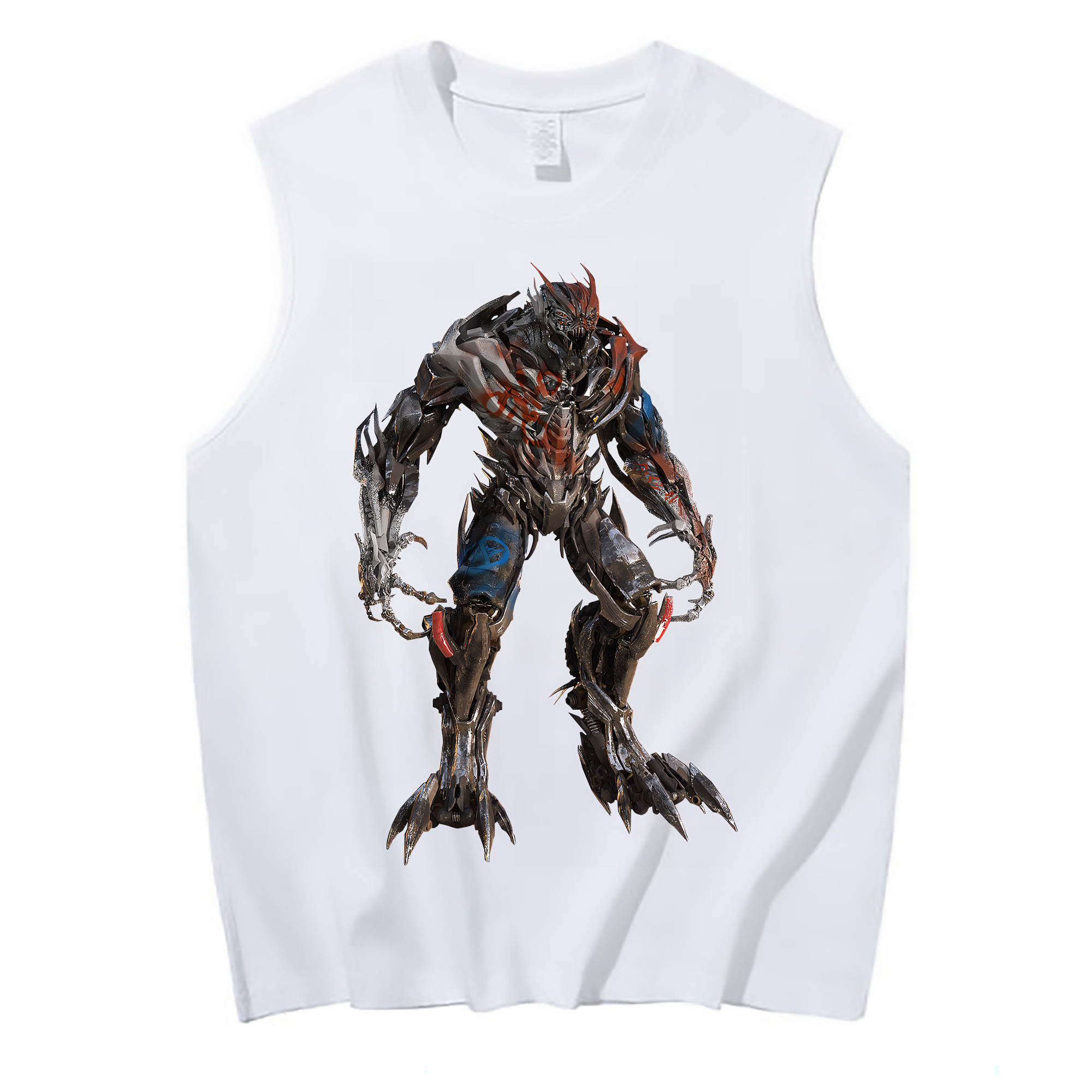 （画像用） Transformers トランスフォーマー コットン100％タンクトップ（フロントプリント）