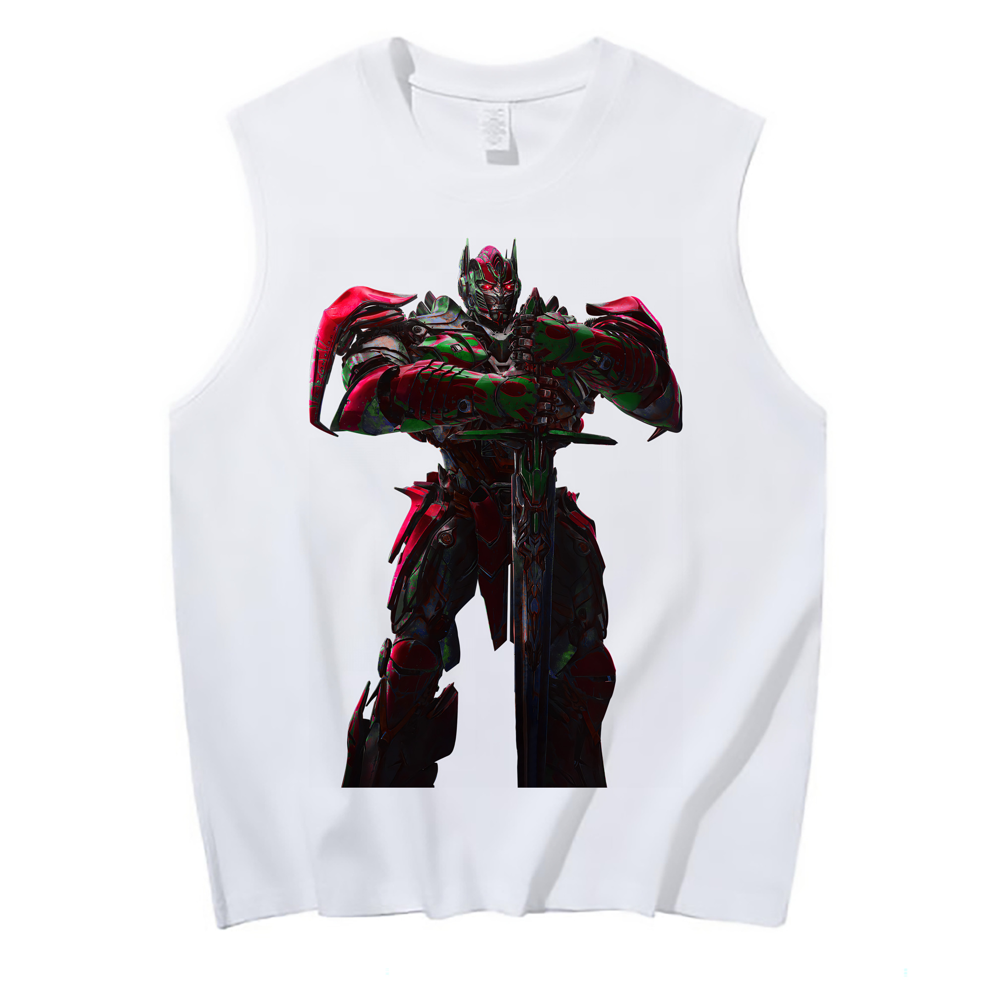 （画像用） Transformers トランスフォーマー コットン100％タンクトップ（フロントプリント）