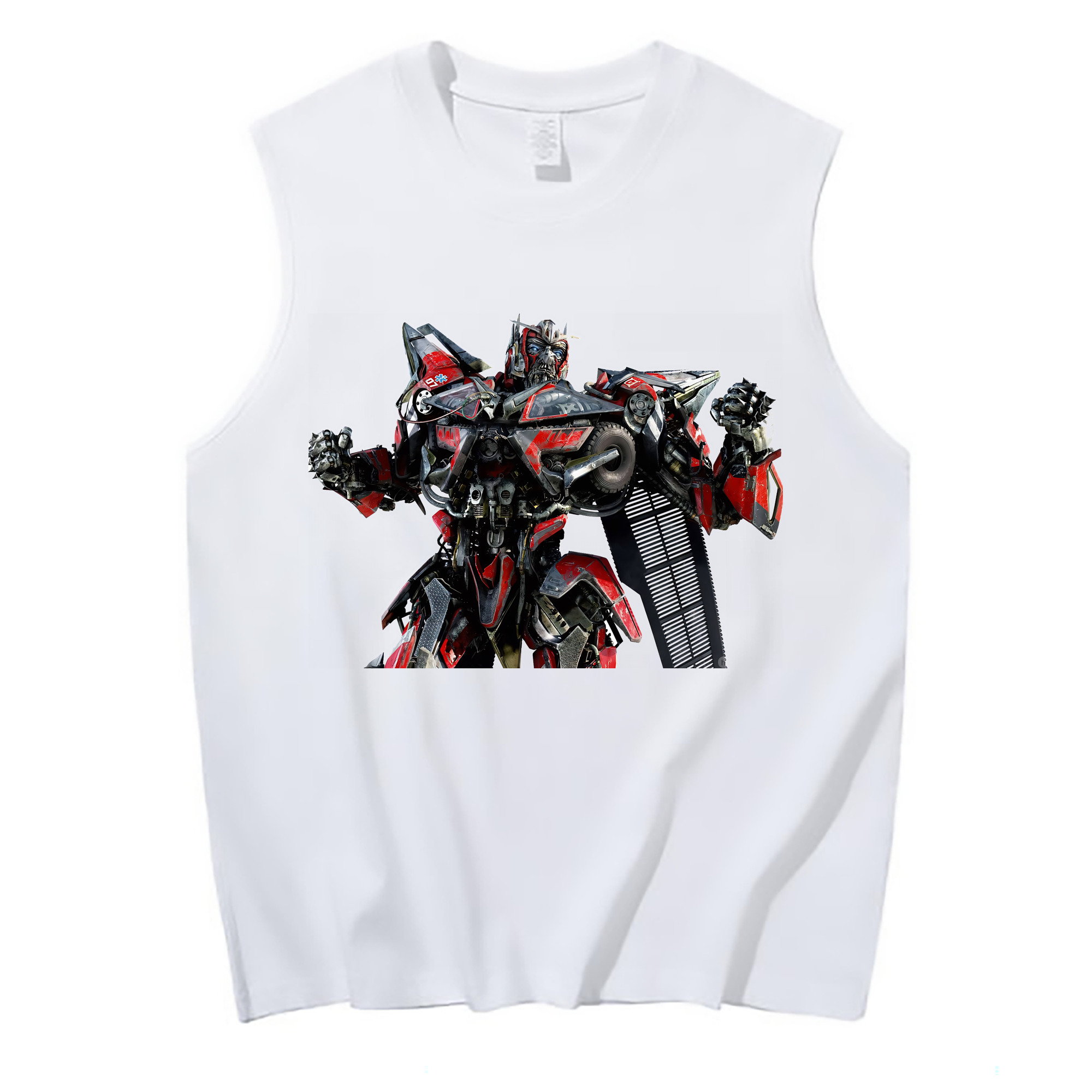 （画像用） Transformers トランスフォーマー コットン100％タンクトップ（フロントプリント）