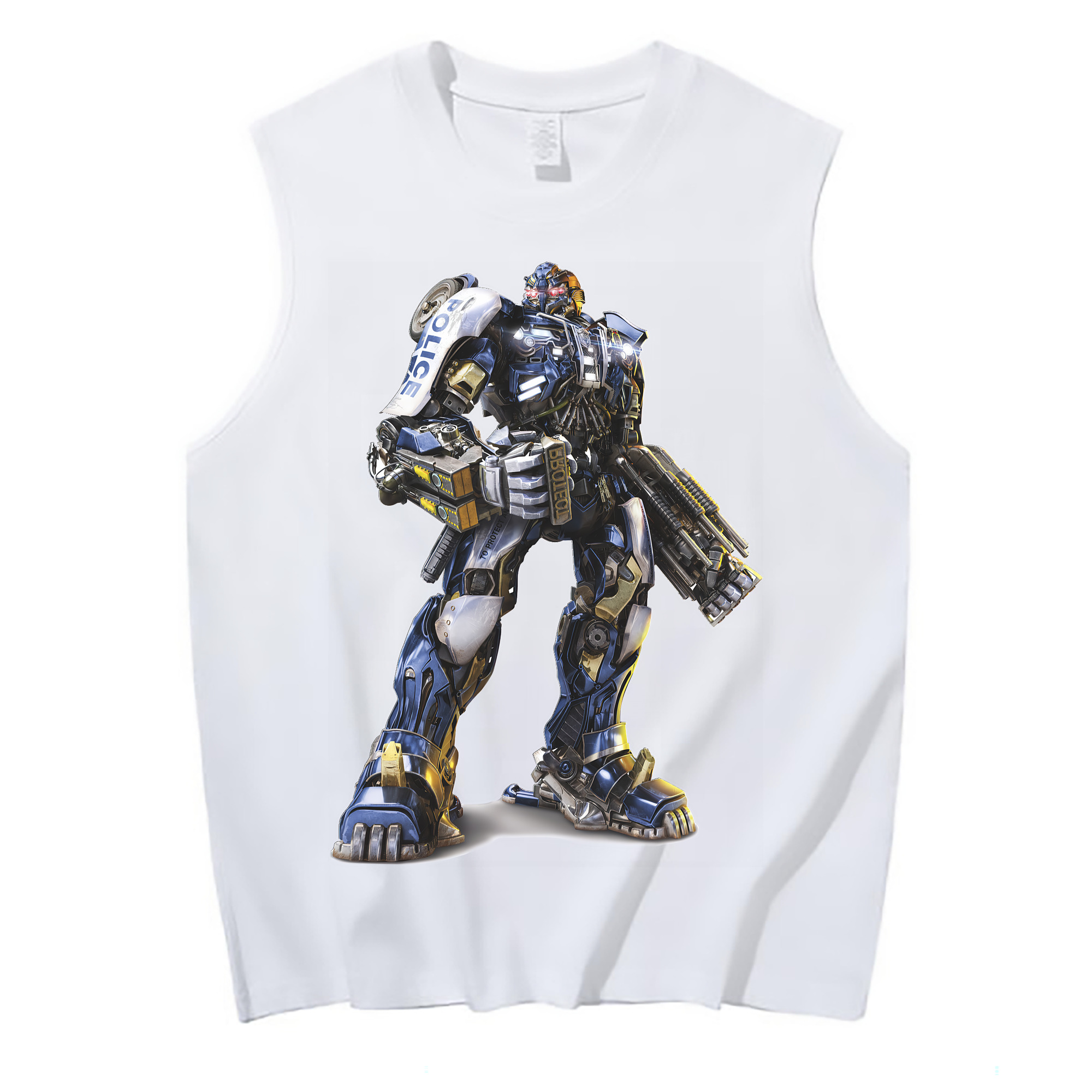 （画像用） Transformers トランスフォーマー コットン100％タンクトップ（フロントプリント）