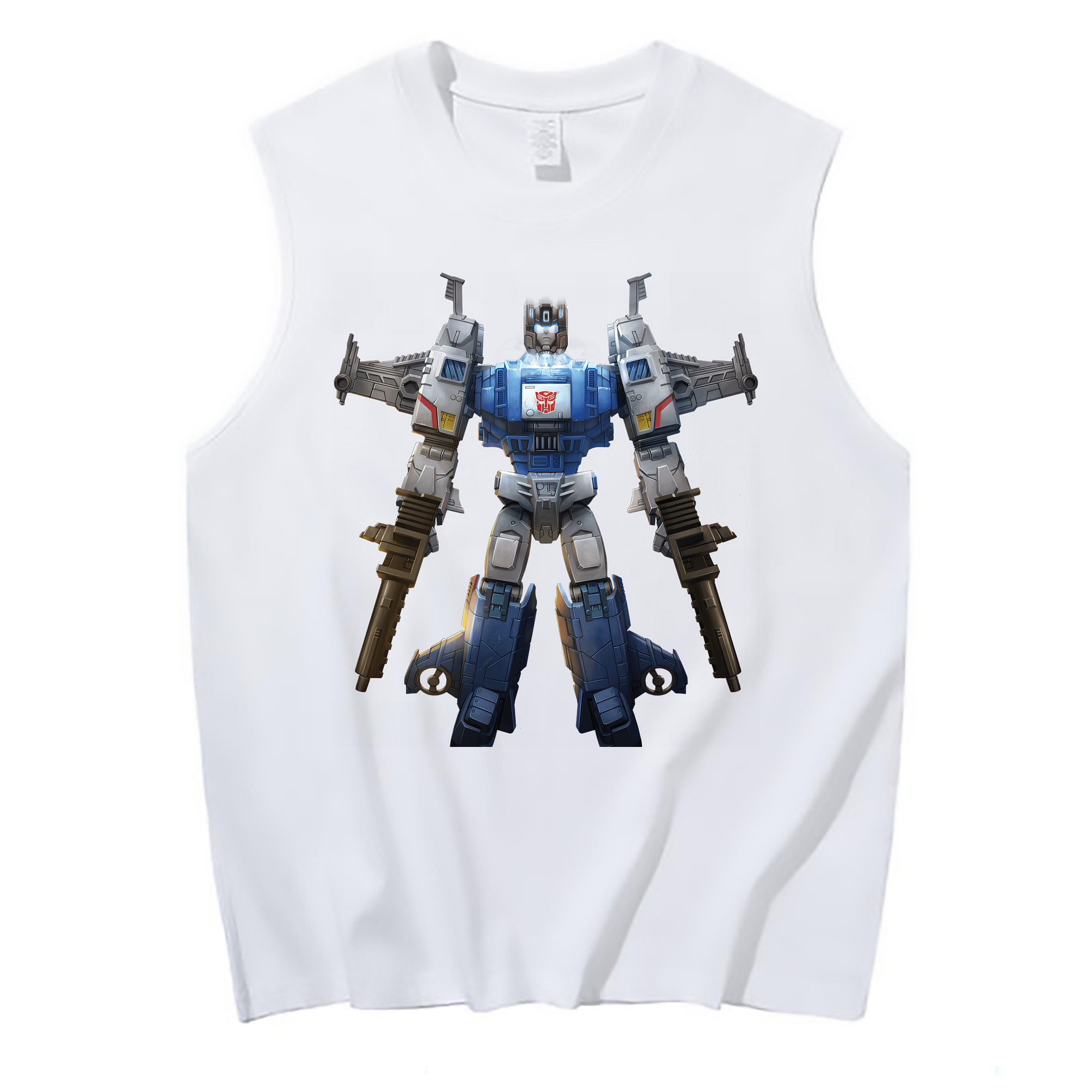 （画像用） Transformers トランスフォーマー コットン100％タンクトップ（フロントプリント）