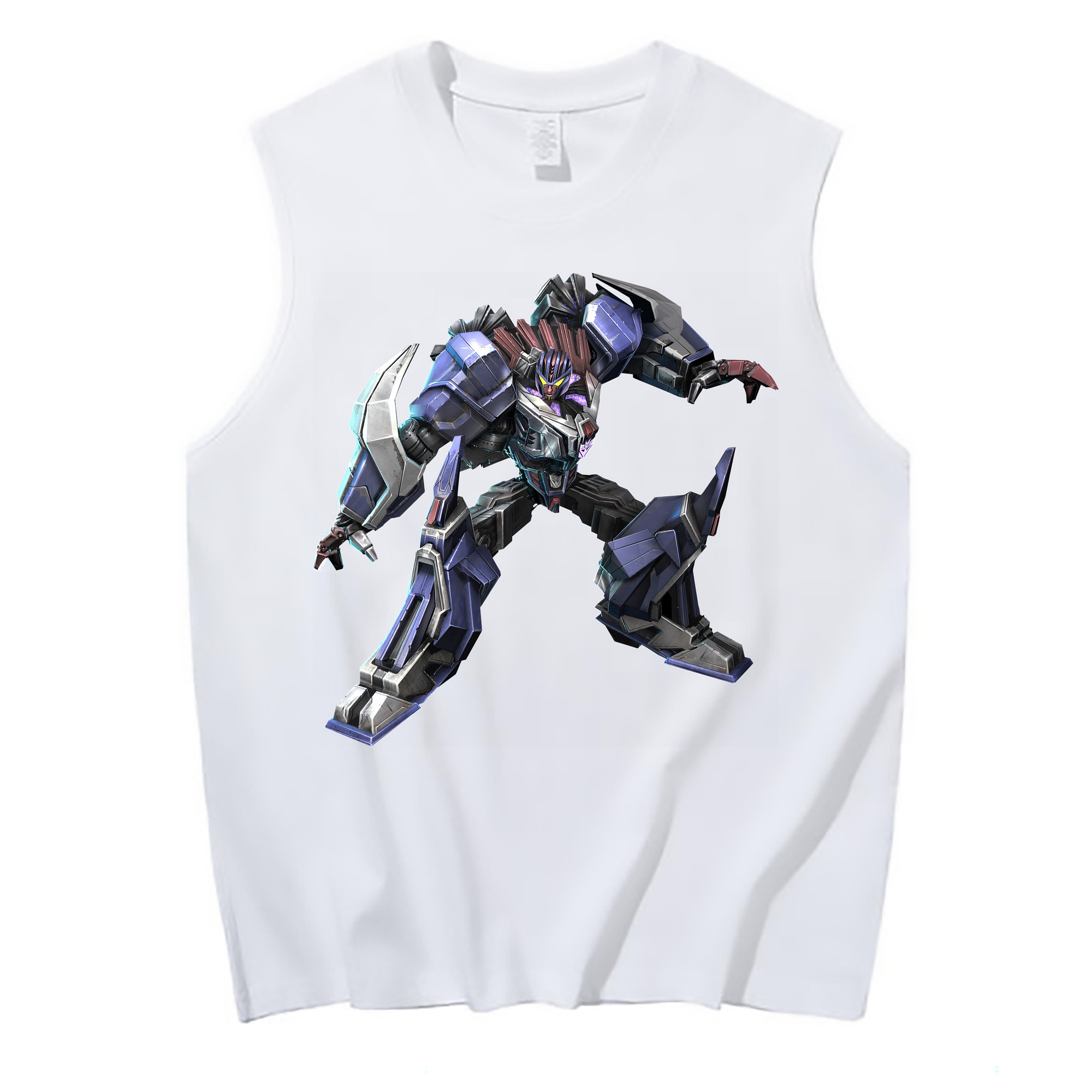 （画像用） Transformers トランスフォーマー コットン100％タンクトップ（フロントプリント）
