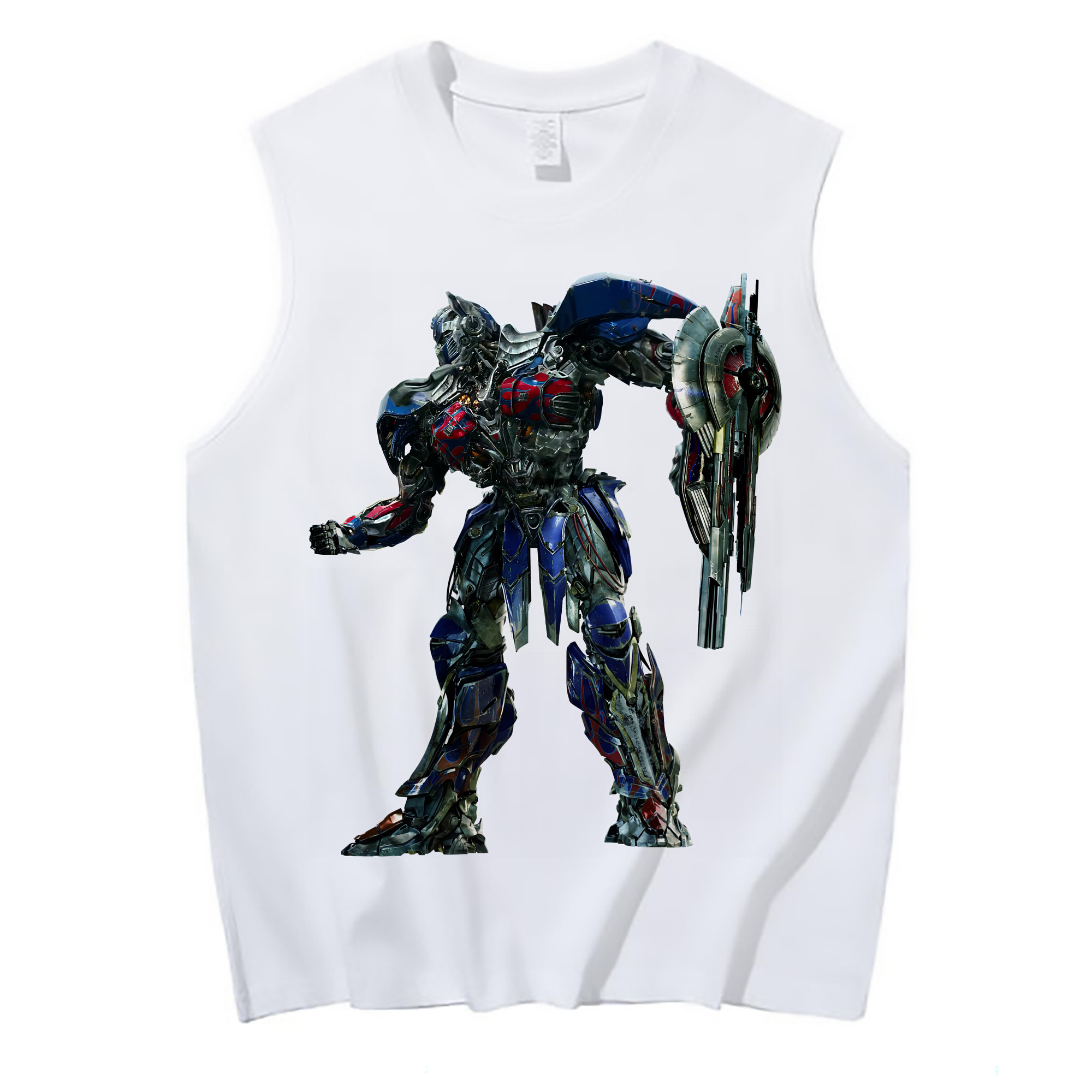 （画像用） Transformers トランスフォーマー コットン100％タンクトップ（フロントプリント）