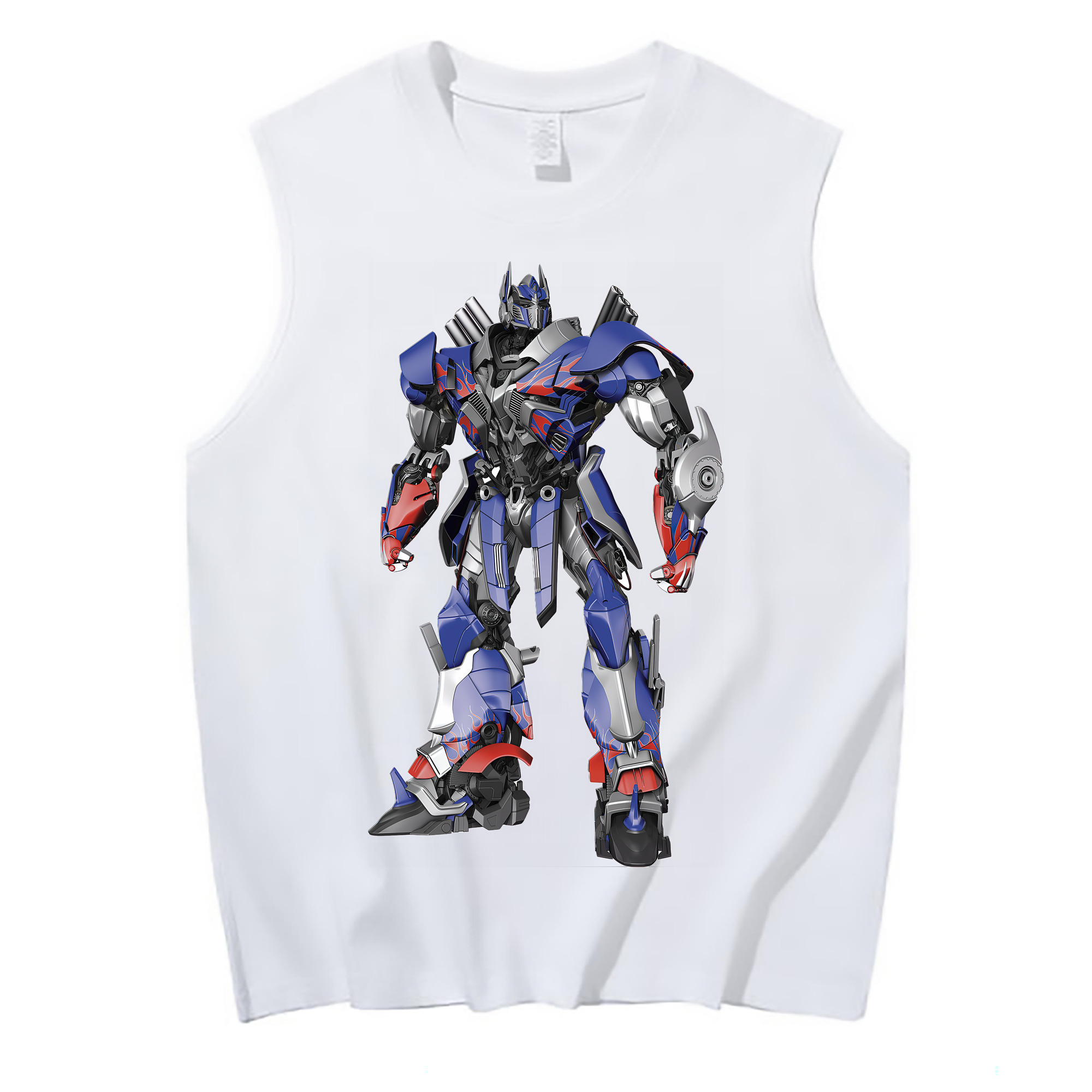 （画像用） Transformers トランスフォーマー コットン100％タンクトップ（フロントプリント）