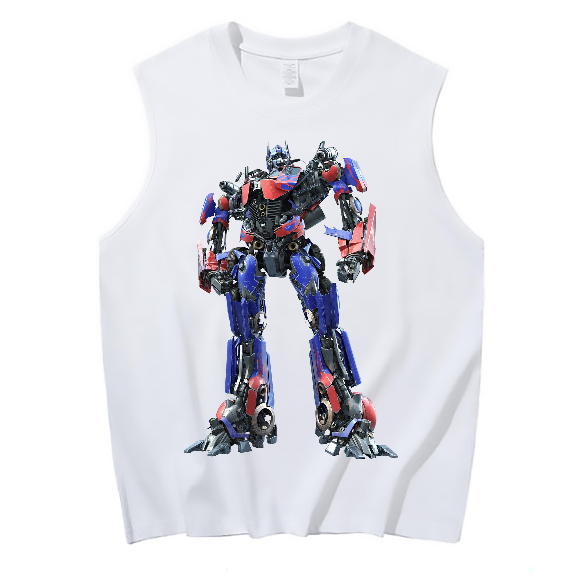 （画像用） Transformers トランスフォーマー コットン100％タンクトップ（フロントプリント）