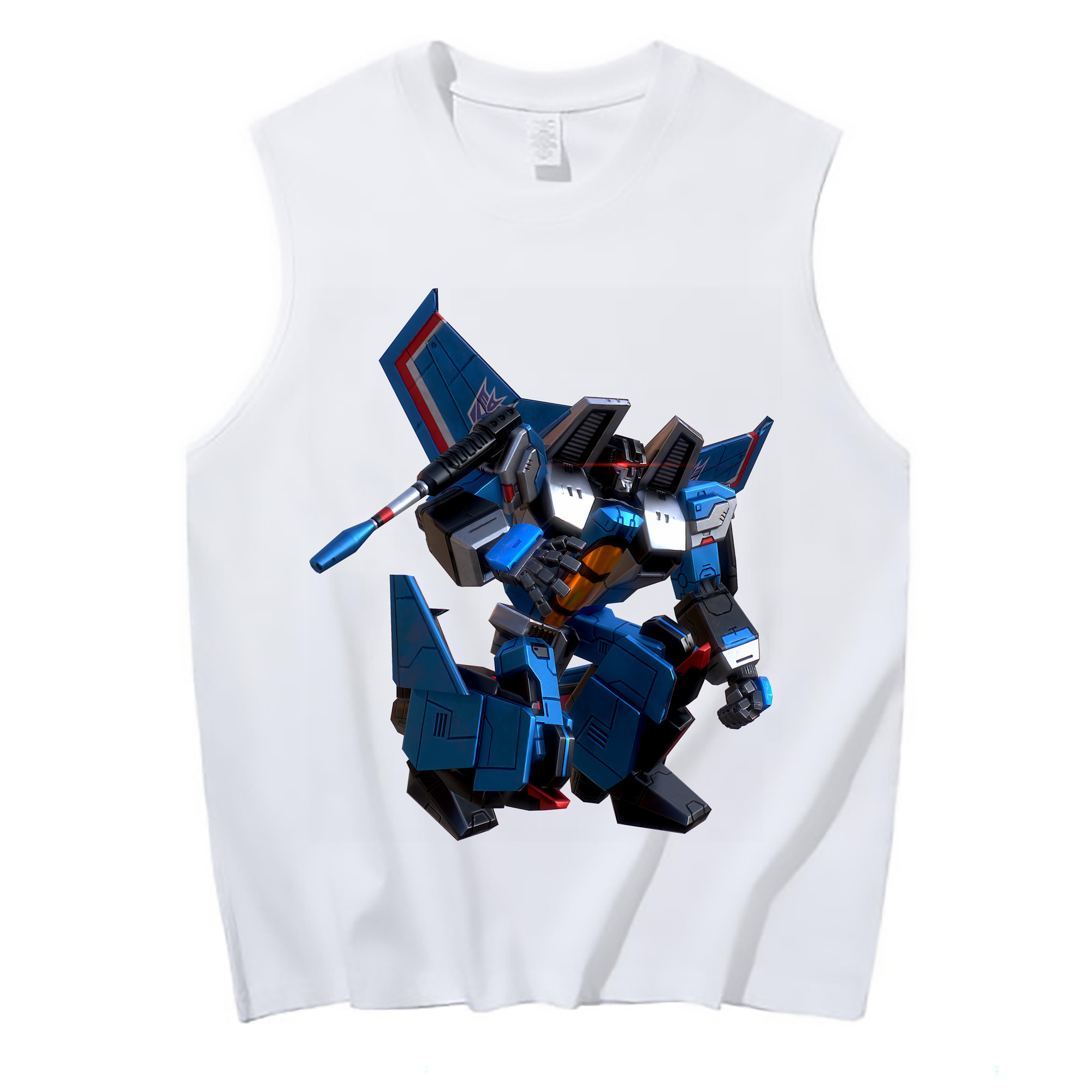 （画像用） Transformers トランスフォーマー コットン100％タンクトップ（フロントプリント）
