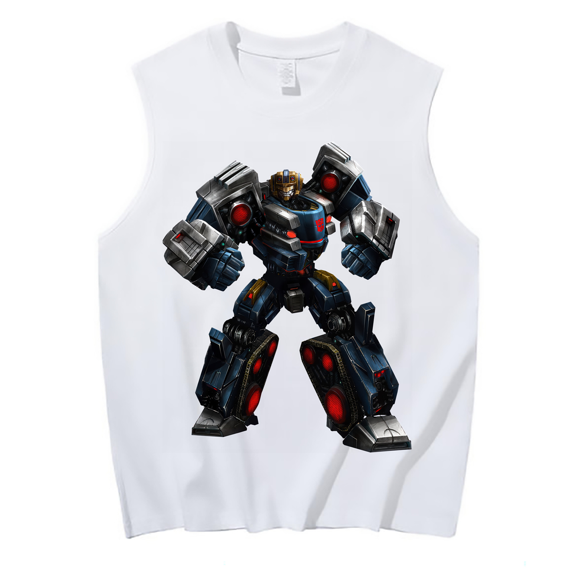 （画像用） Transformers トランスフォーマー コットン100％タンクトップ（フロントプリント）