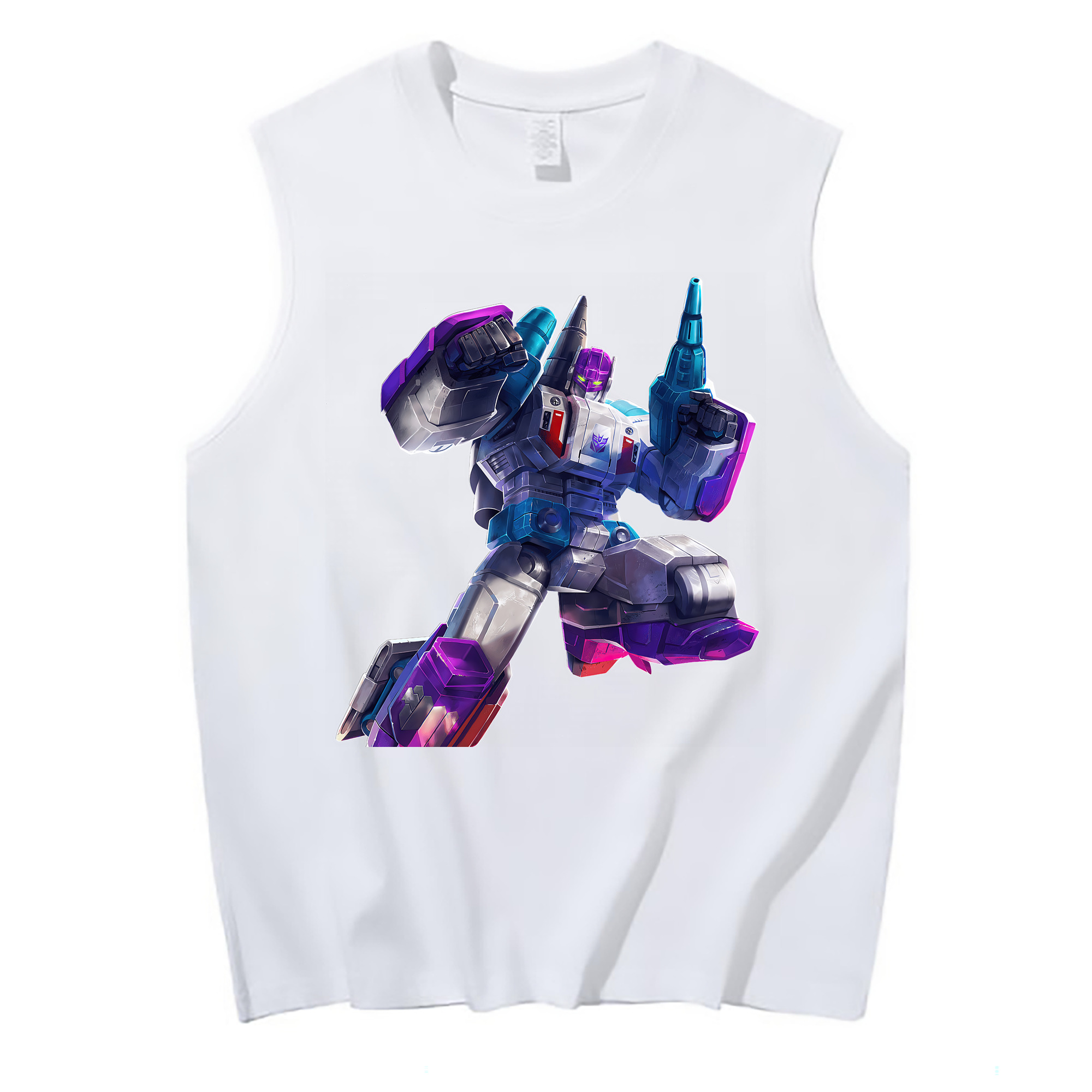 （画像用） Transformers トランスフォーマー コットン100％タンクトップ（フロントプリント）