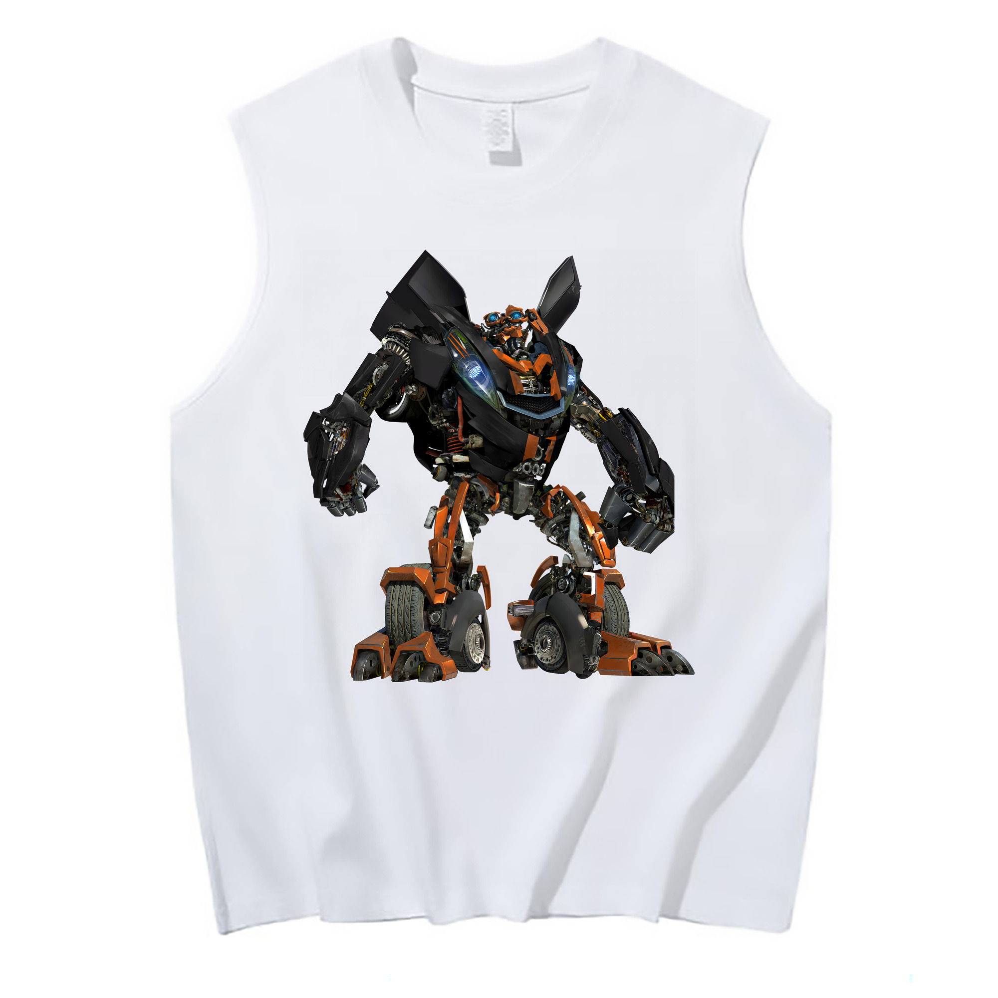 （画像用） Transformers トランスフォーマー コットン100％タンクトップ（フロントプリント）