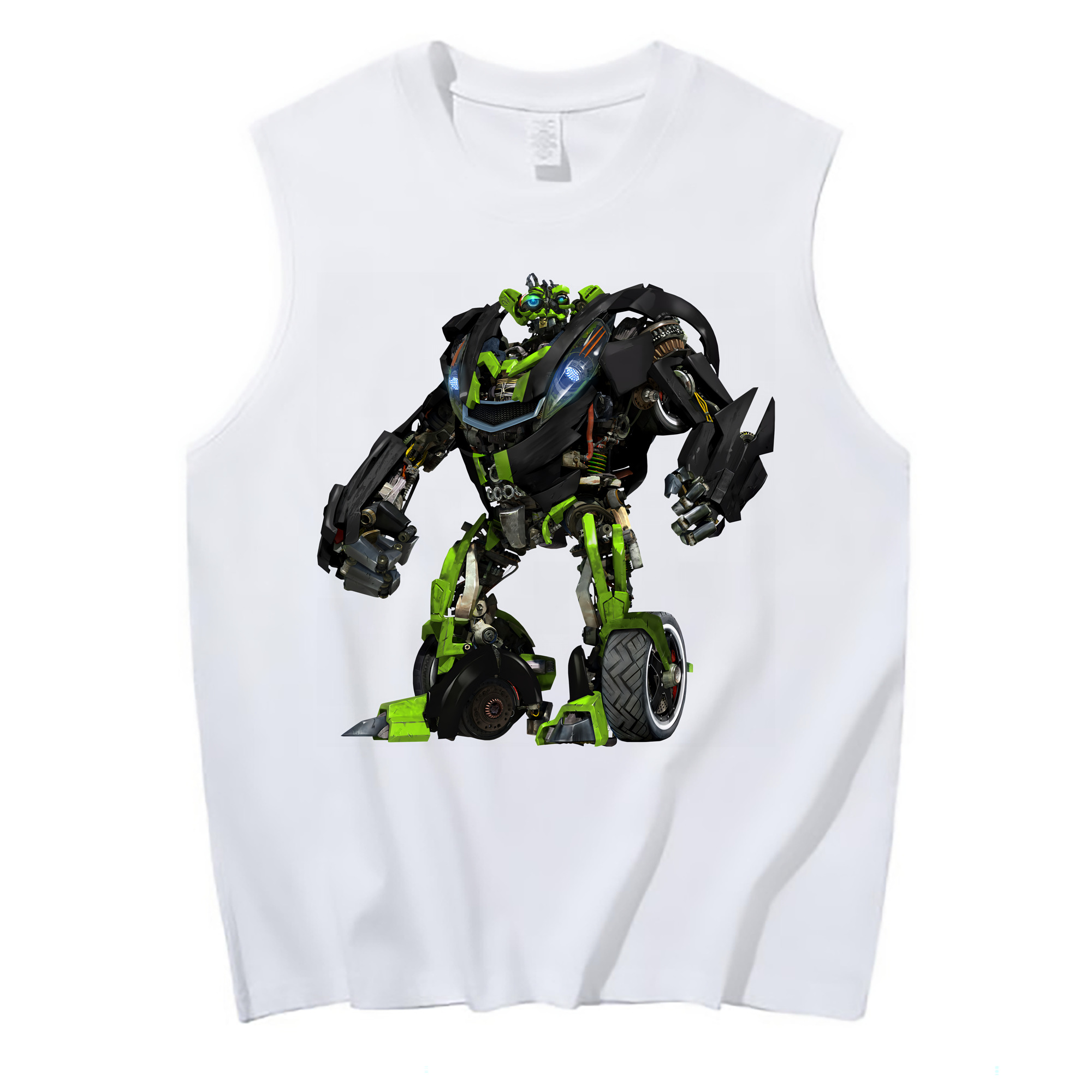 （画像用） Transformers トランスフォーマー コットン100％タンクトップ（フロントプリント）