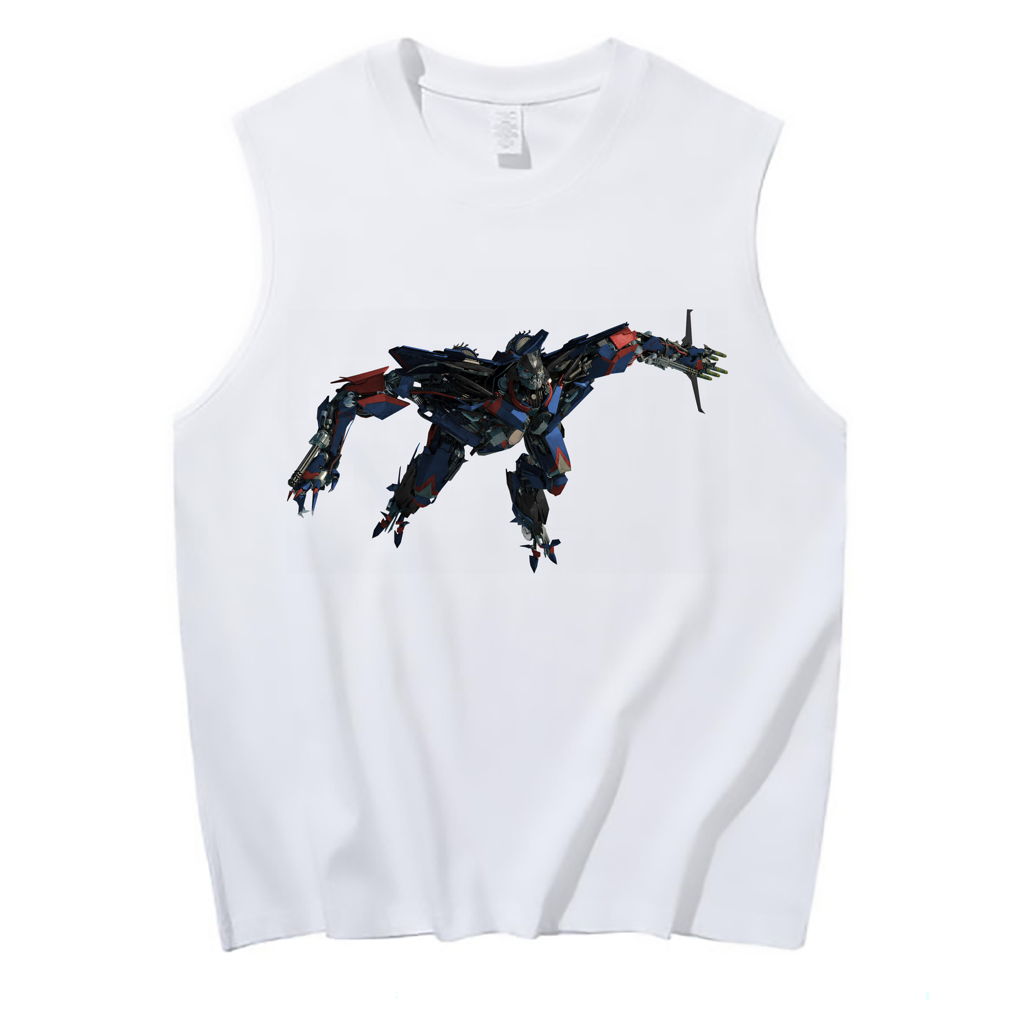 （画像用） Transformers トランスフォーマー コットン100％タンクトップ（フロントプリント）