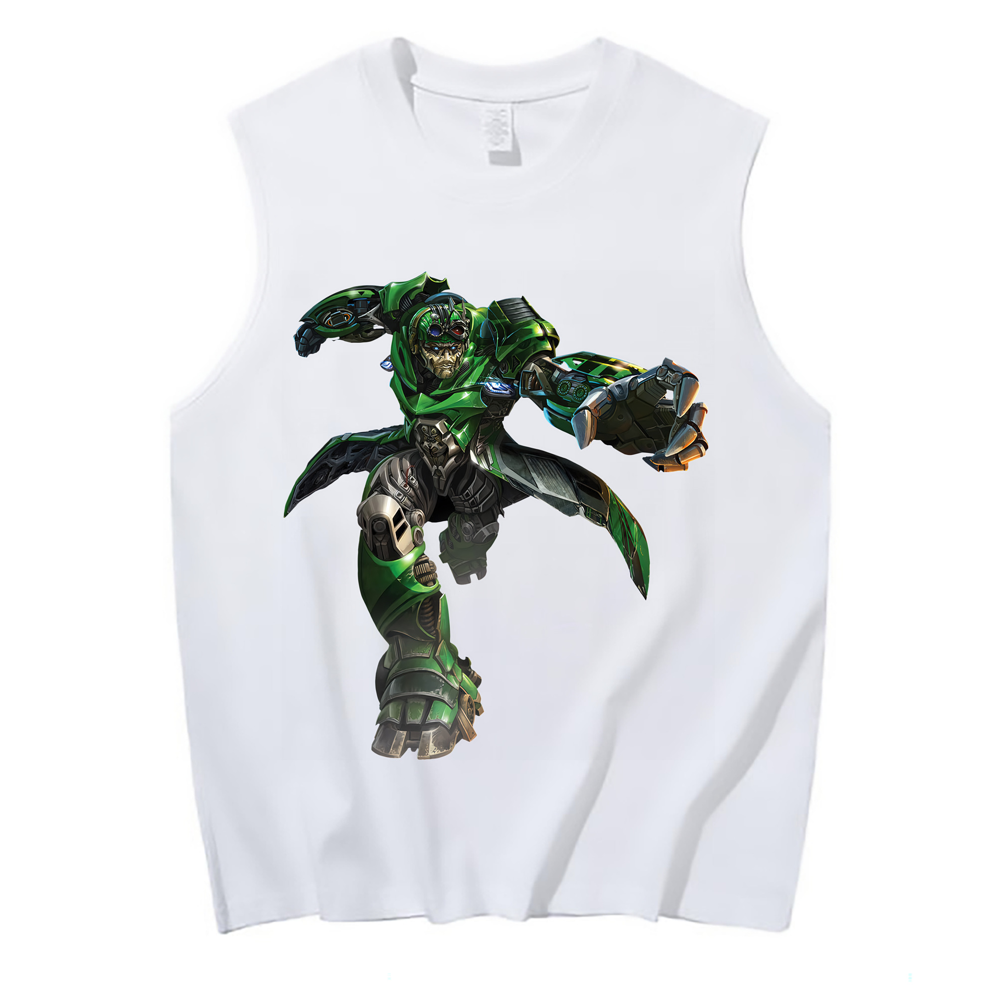 （画像用） Transformers トランスフォーマー コットン100％タンクトップ（フロントプリント）
