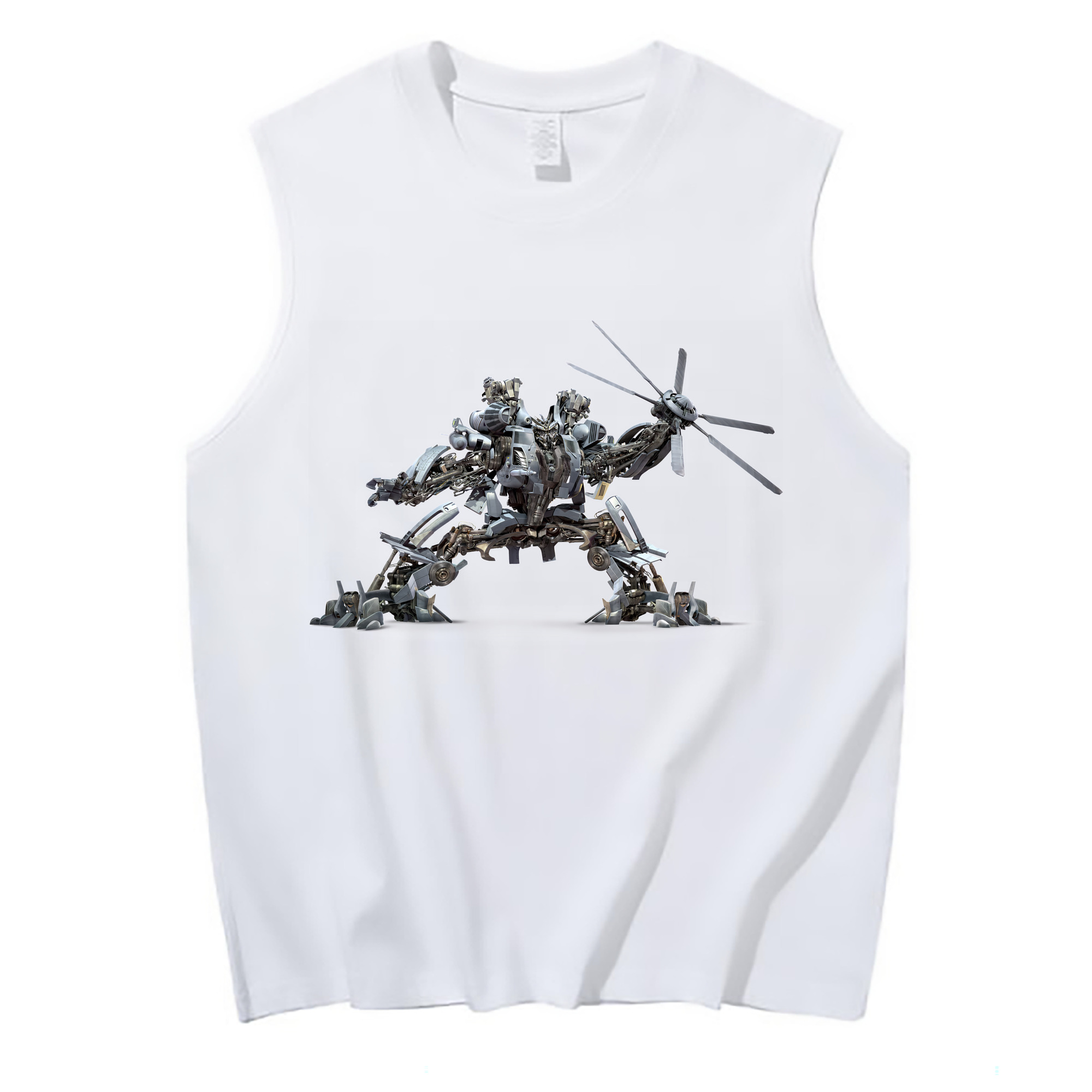 （画像用） Transformers トランスフォーマー コットン100％タンクトップ（フロントプリント）