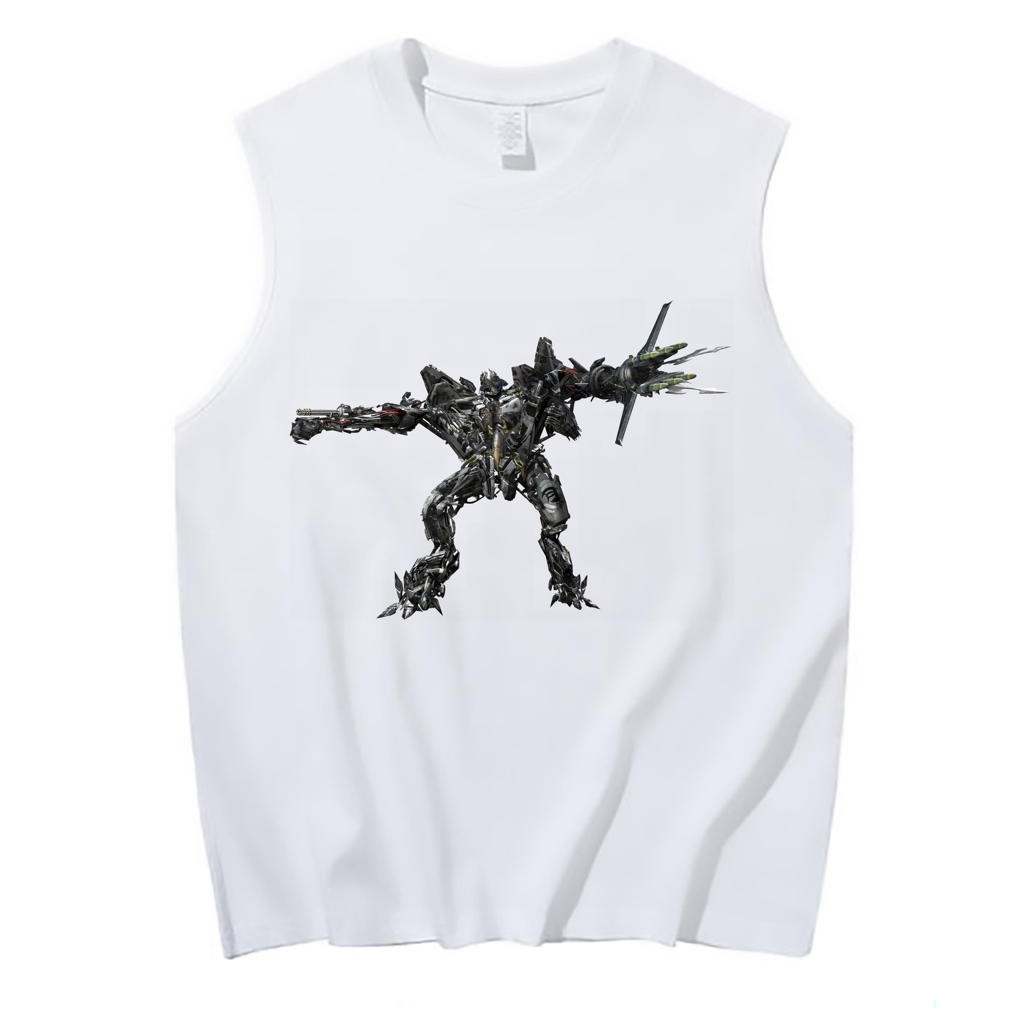 （画像用） Transformers トランスフォーマー コットン100％タンクトップ（フロントプリント）
