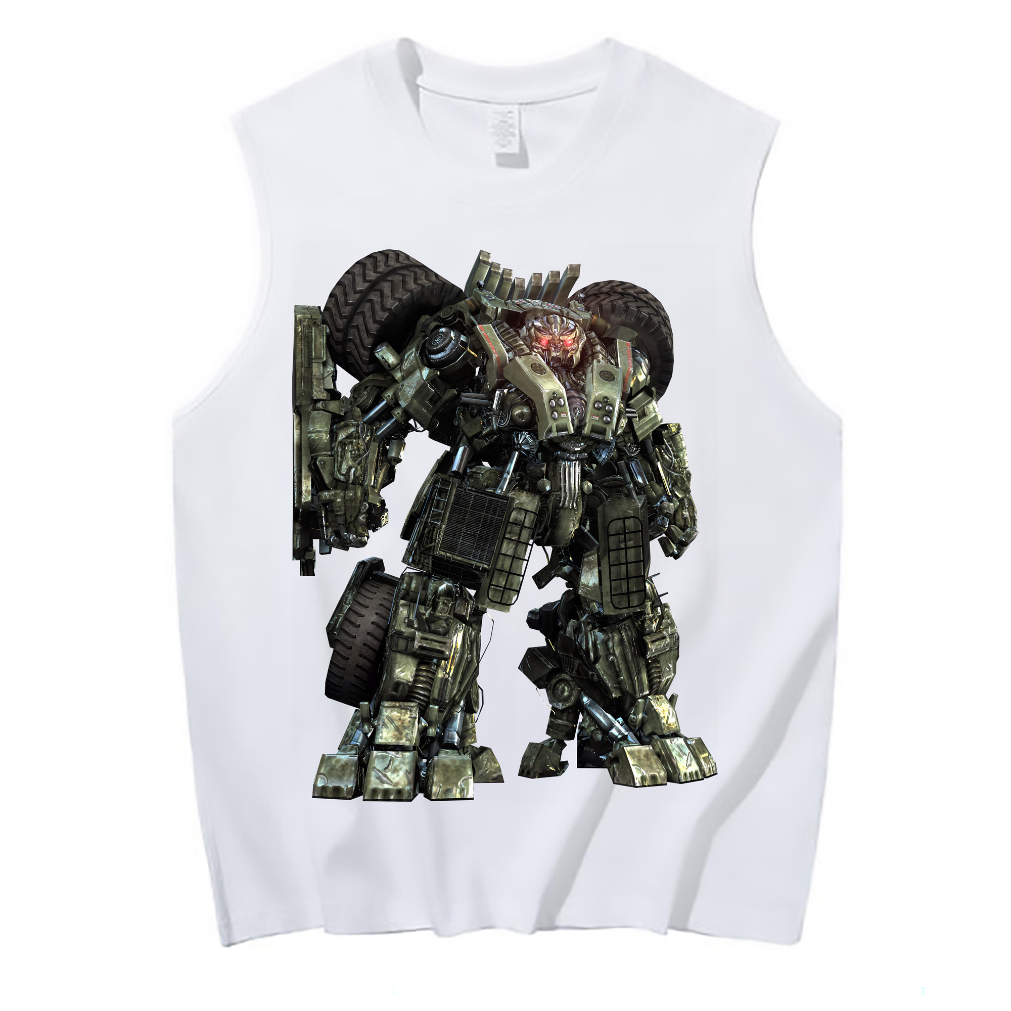 （画像用） Transformers トランスフォーマー コットン100％タンクトップ（フロントプリント）