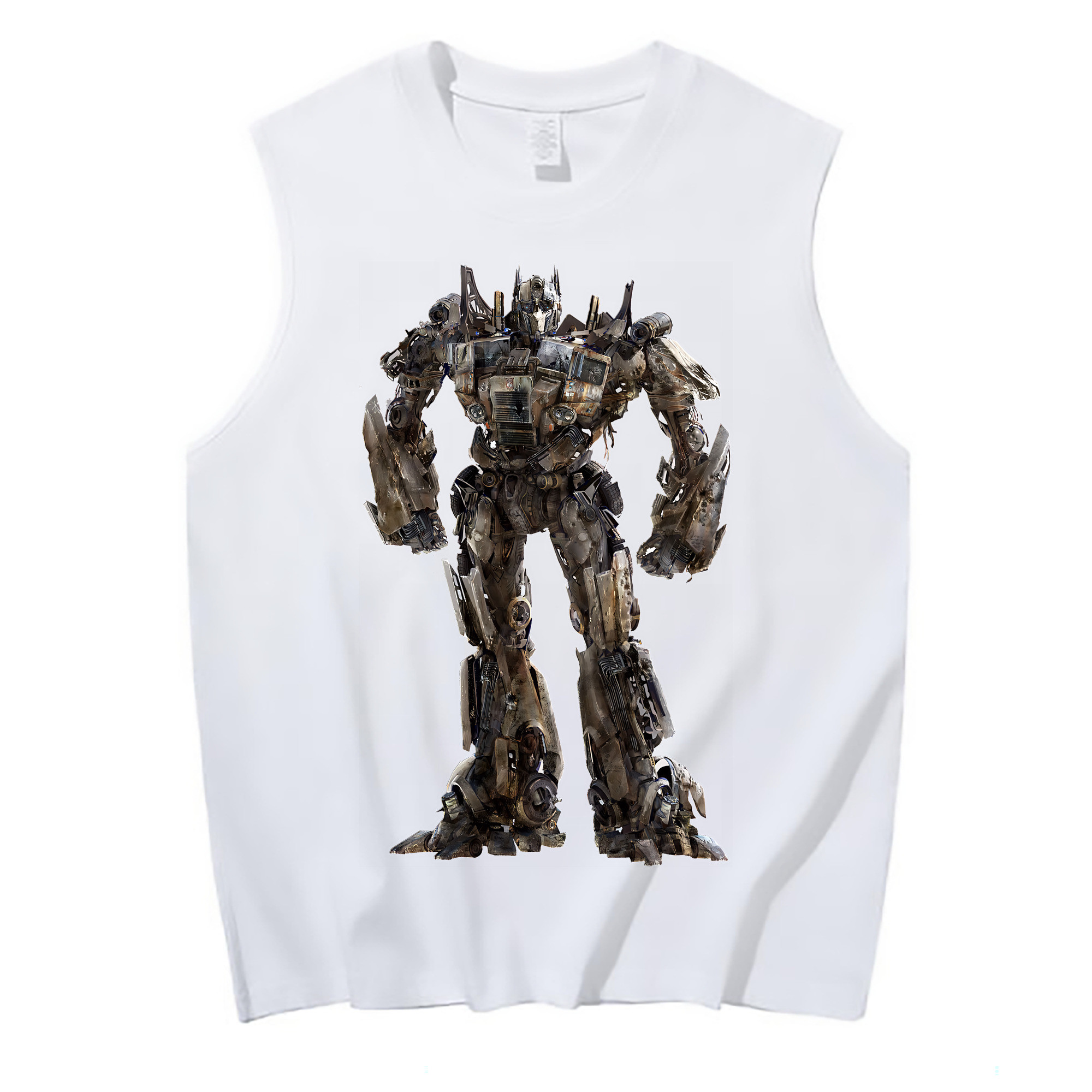 （画像用） Transformers トランスフォーマー コットン100％タンクトップ（フロントプリント）