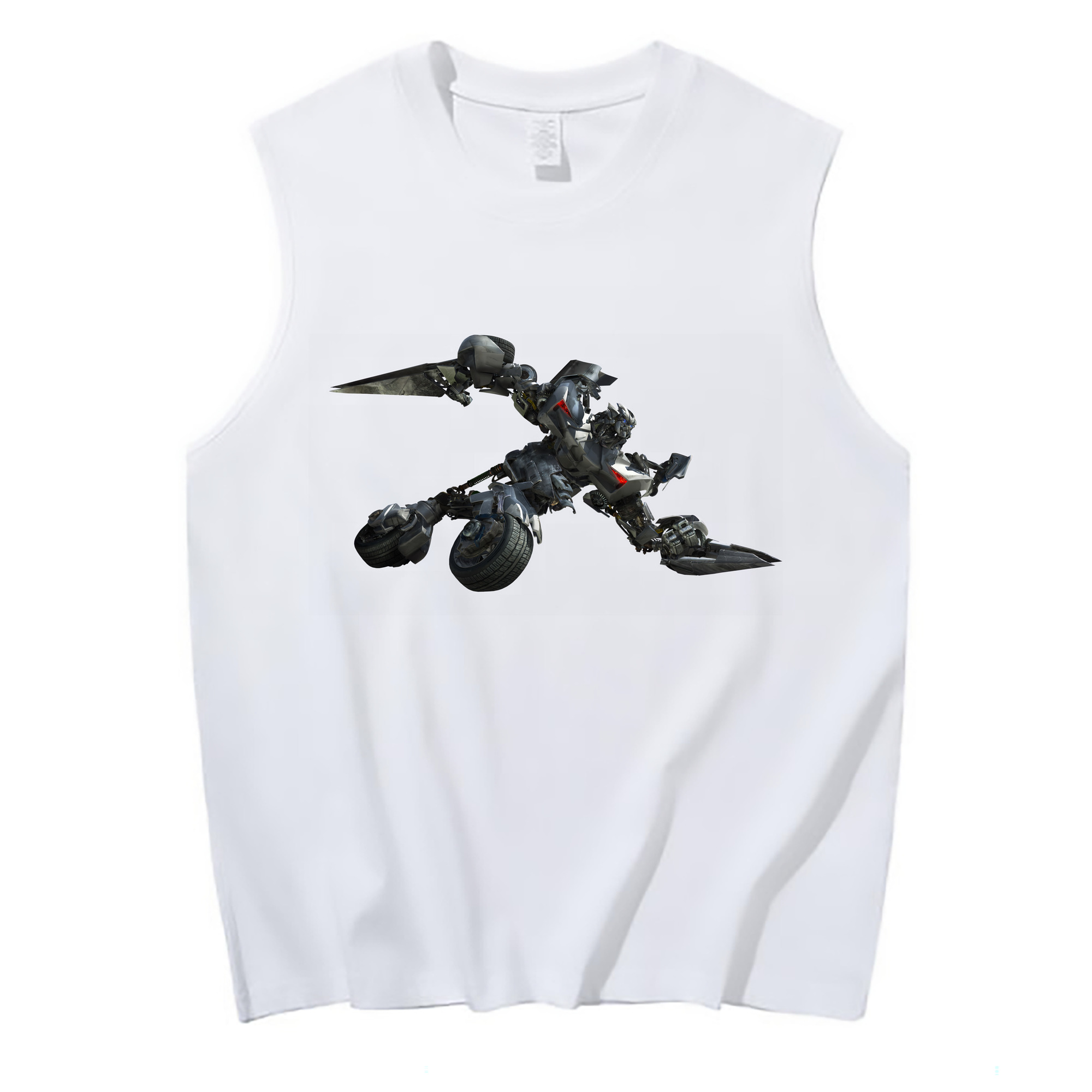 （画像用） Transformers トランスフォーマー コットン100％タンクトップ（フロントプリント）