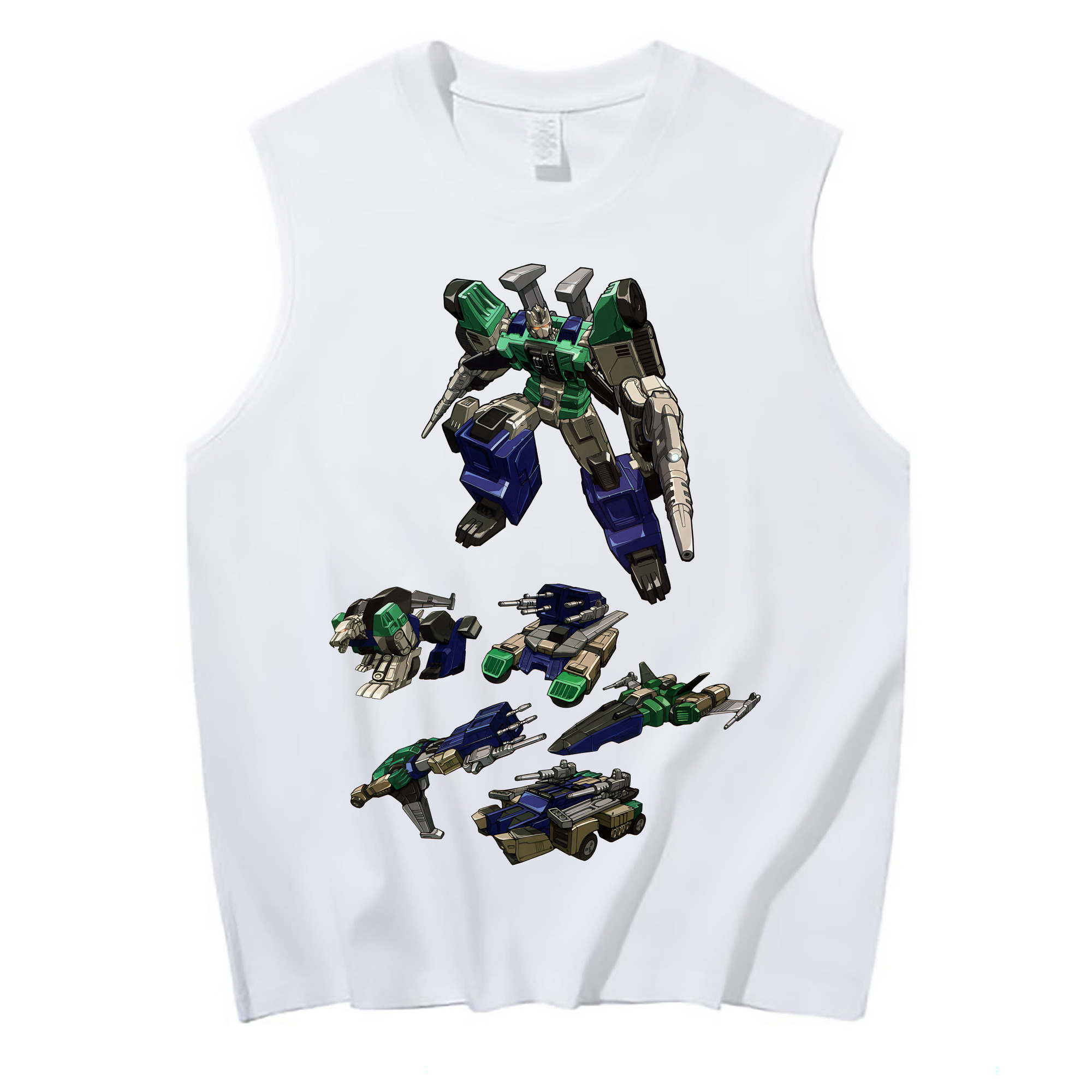 （画像用） Transformers トランスフォーマー コットン100％タンクトップ（フロントプリント）