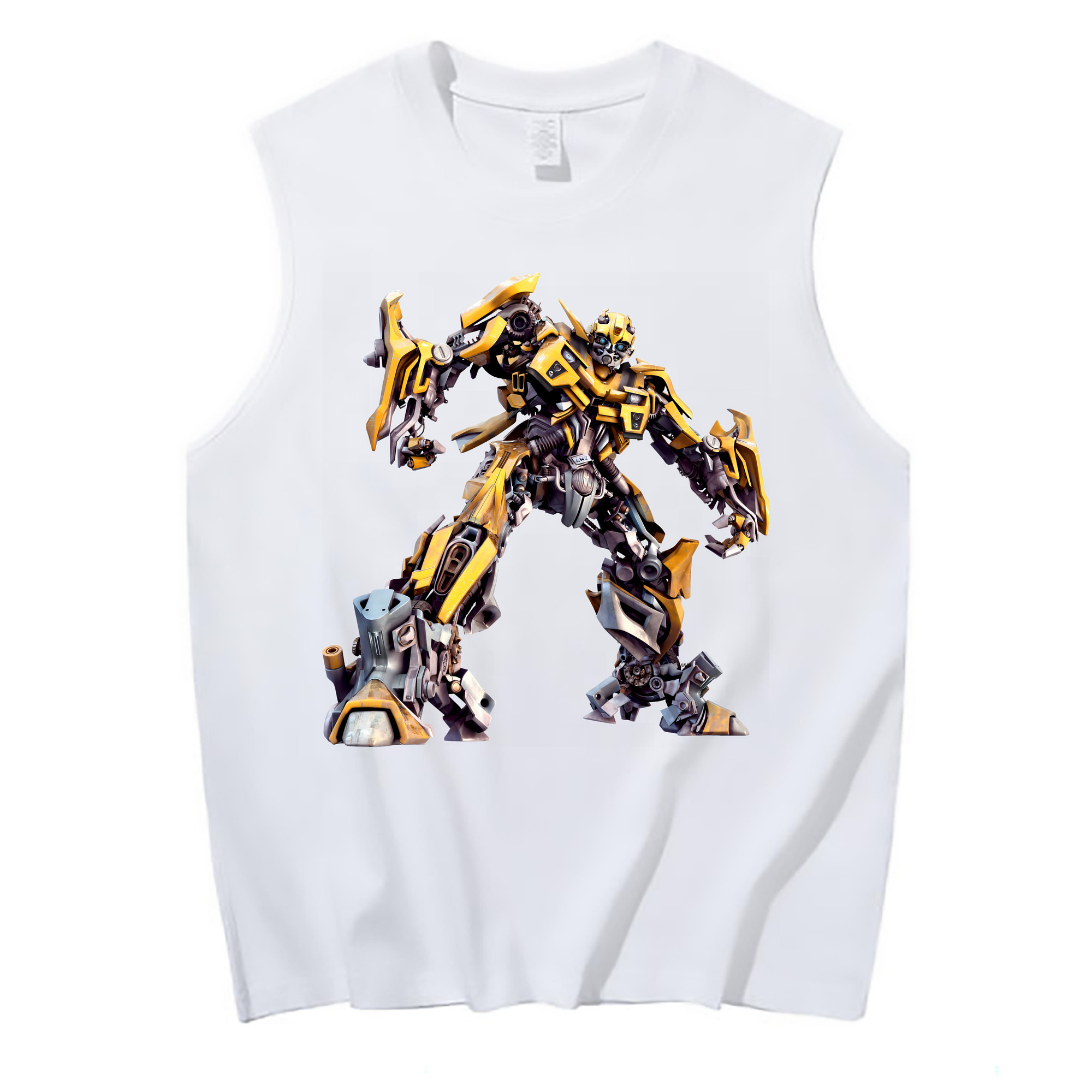 （画像用） Transformers トランスフォーマー コットン100％タンクトップ（フロントプリント）