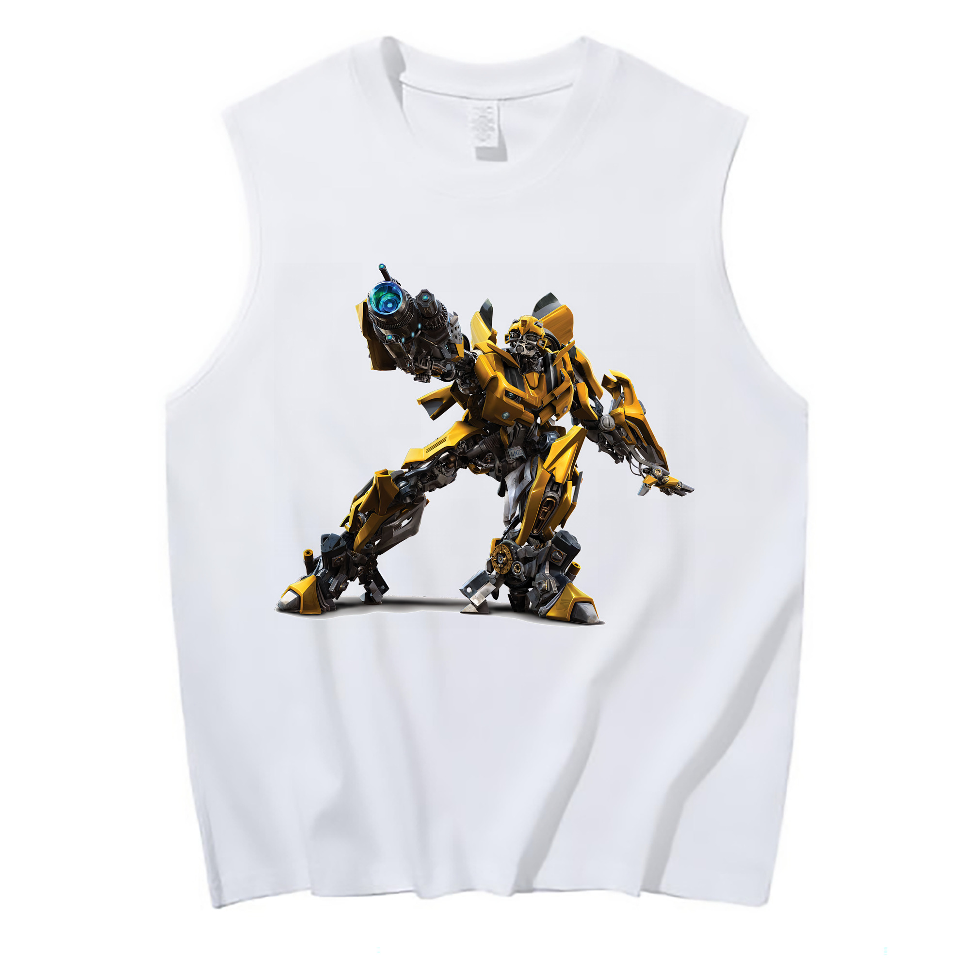 （画像用） Transformers トランスフォーマー コットン100％タンクトップ（フロントプリント）