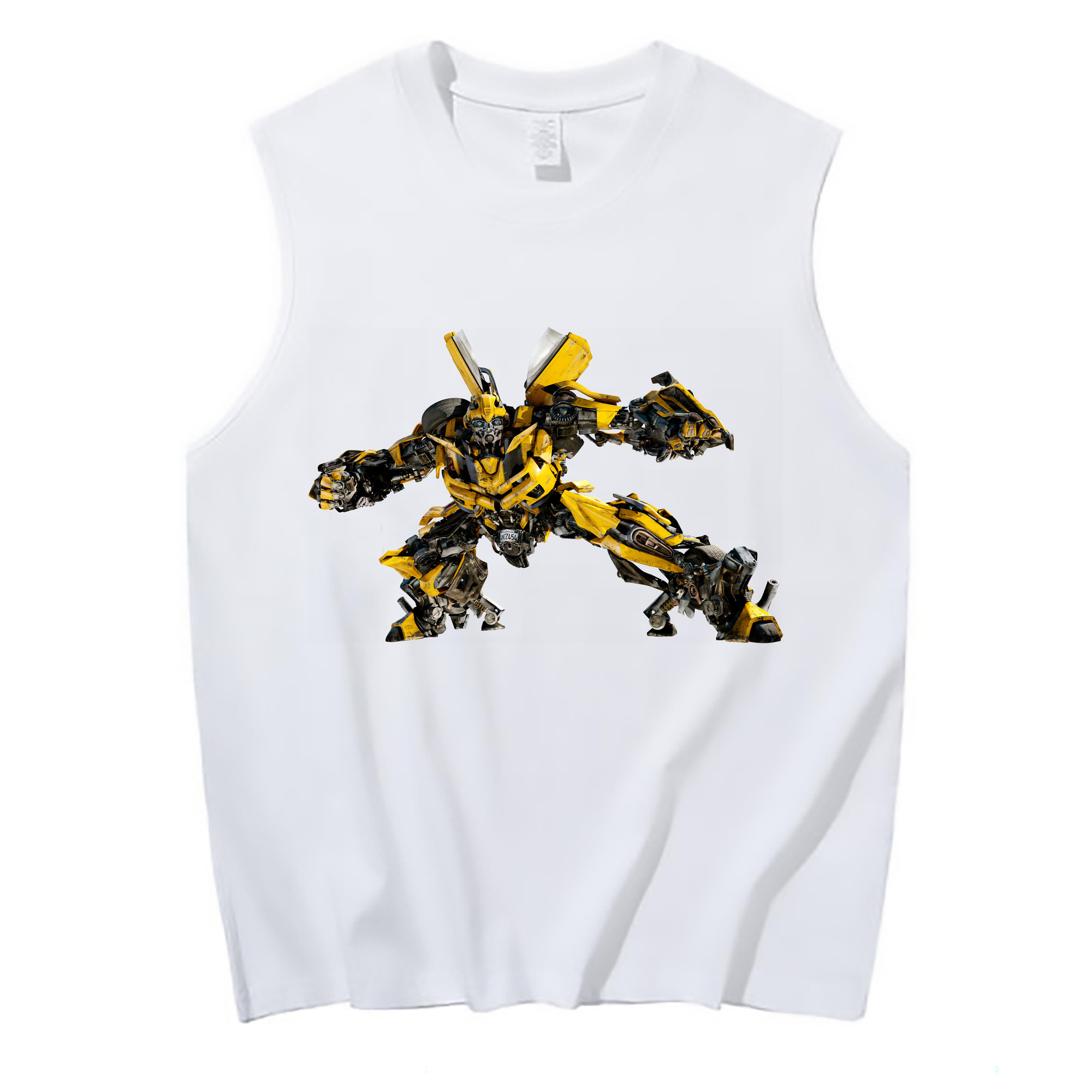 （画像用） Transformers トランスフォーマー コットン100％タンクトップ（フロントプリント）