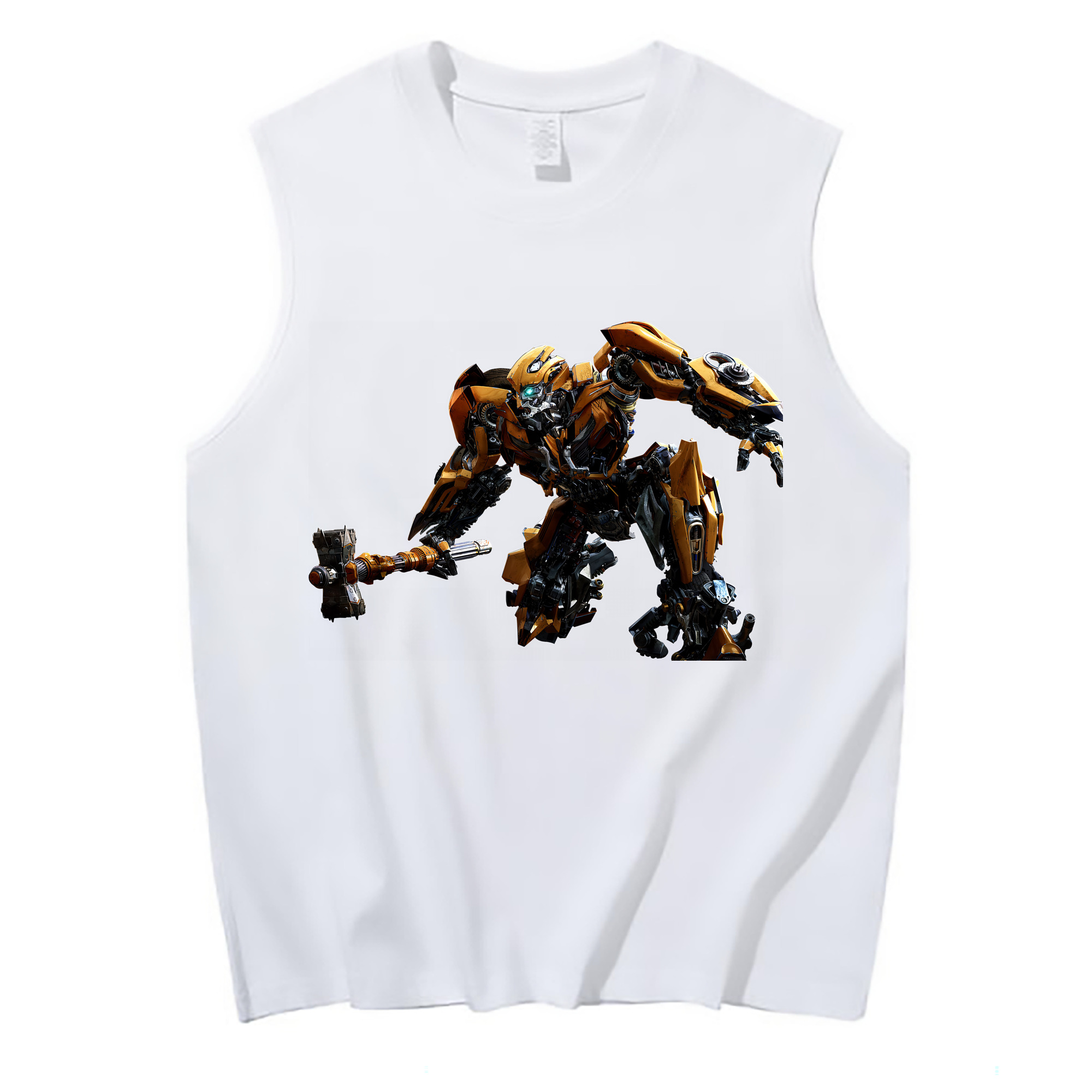 （画像用） Transformers トランスフォーマー コットン100％タンクトップ（フロントプリント）