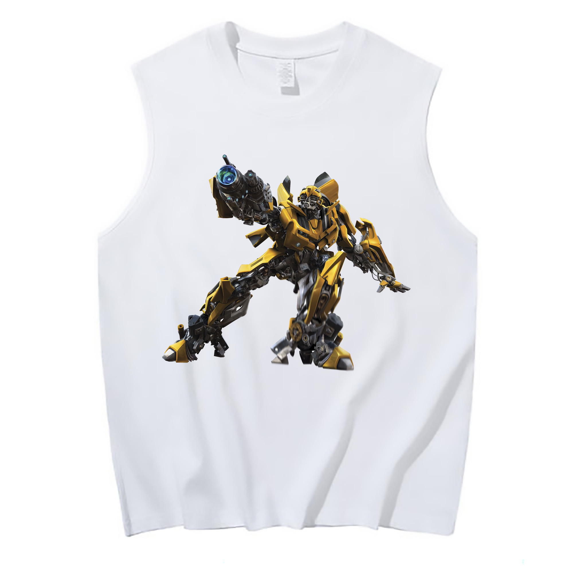 （画像用） Transformers トランスフォーマー コットン100％タンクトップ（フロントプリント）