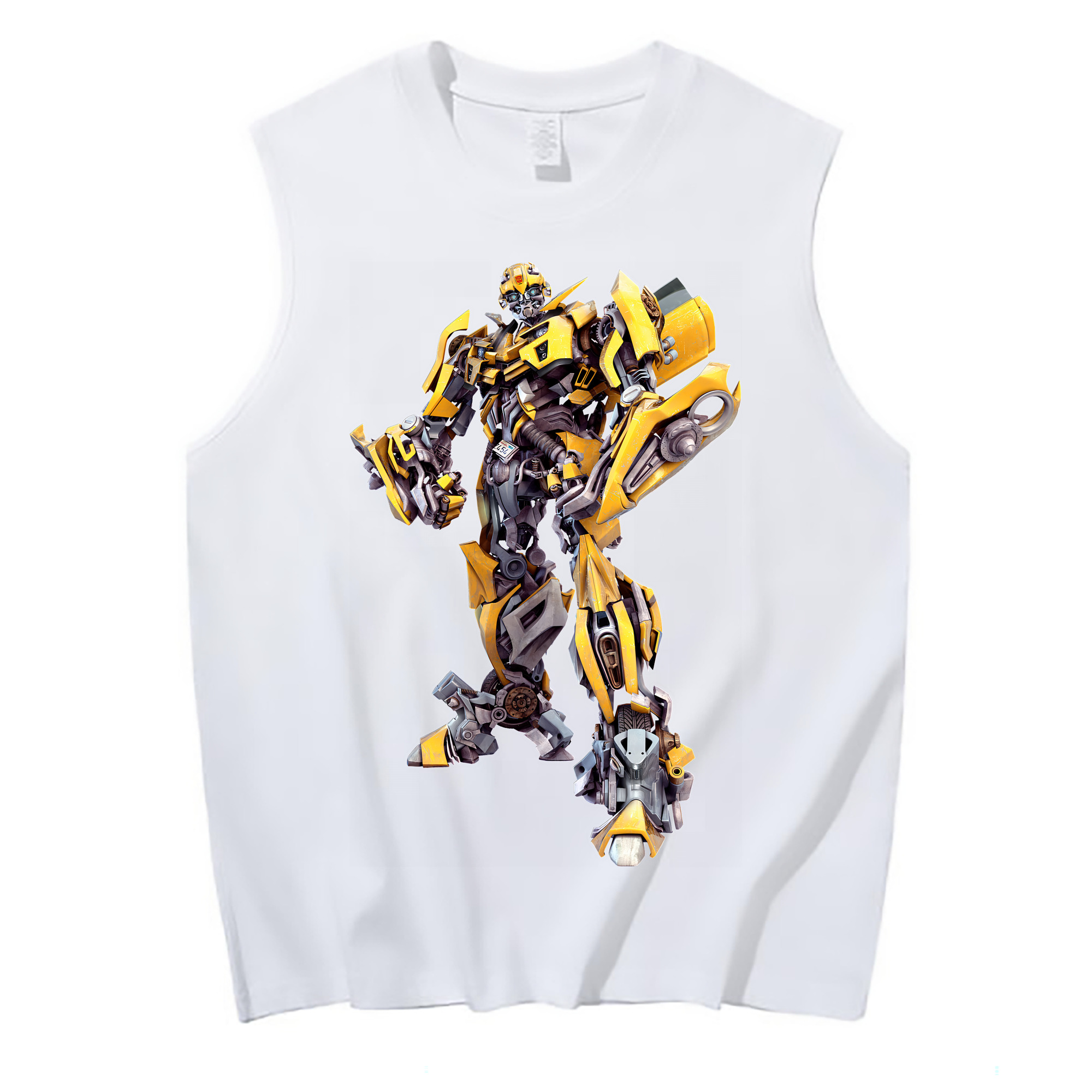 （画像用） Transformers トランスフォーマー コットン100％タンクトップ（フロントプリント）