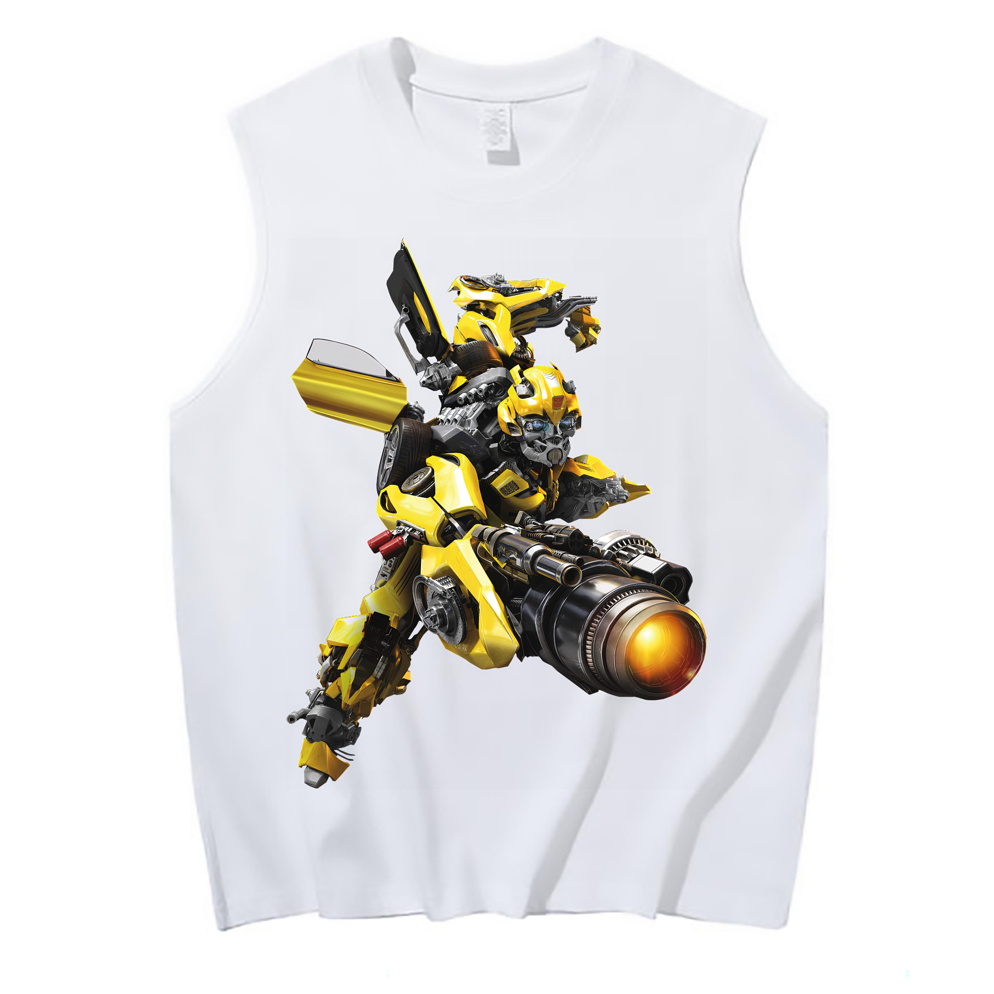 （画像用） Transformers トランスフォーマー コットン100％タンクトップ（フロントプリント）