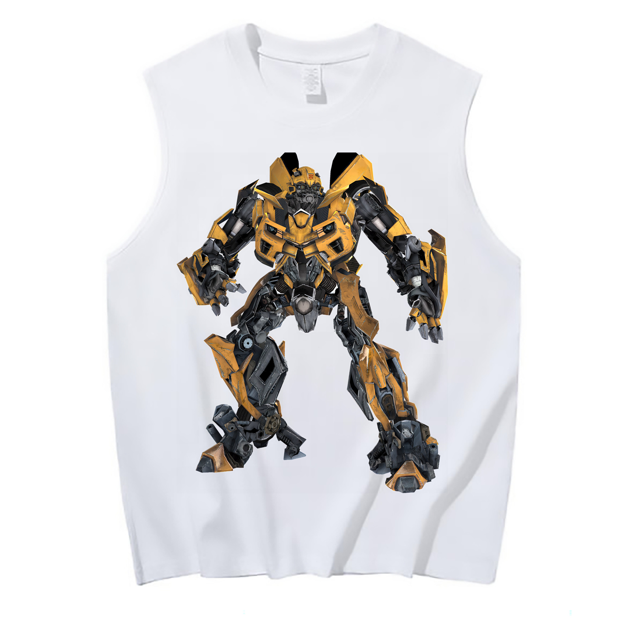 （画像用） Transformers トランスフォーマー コットン100％タンクトップ（フロントプリント）