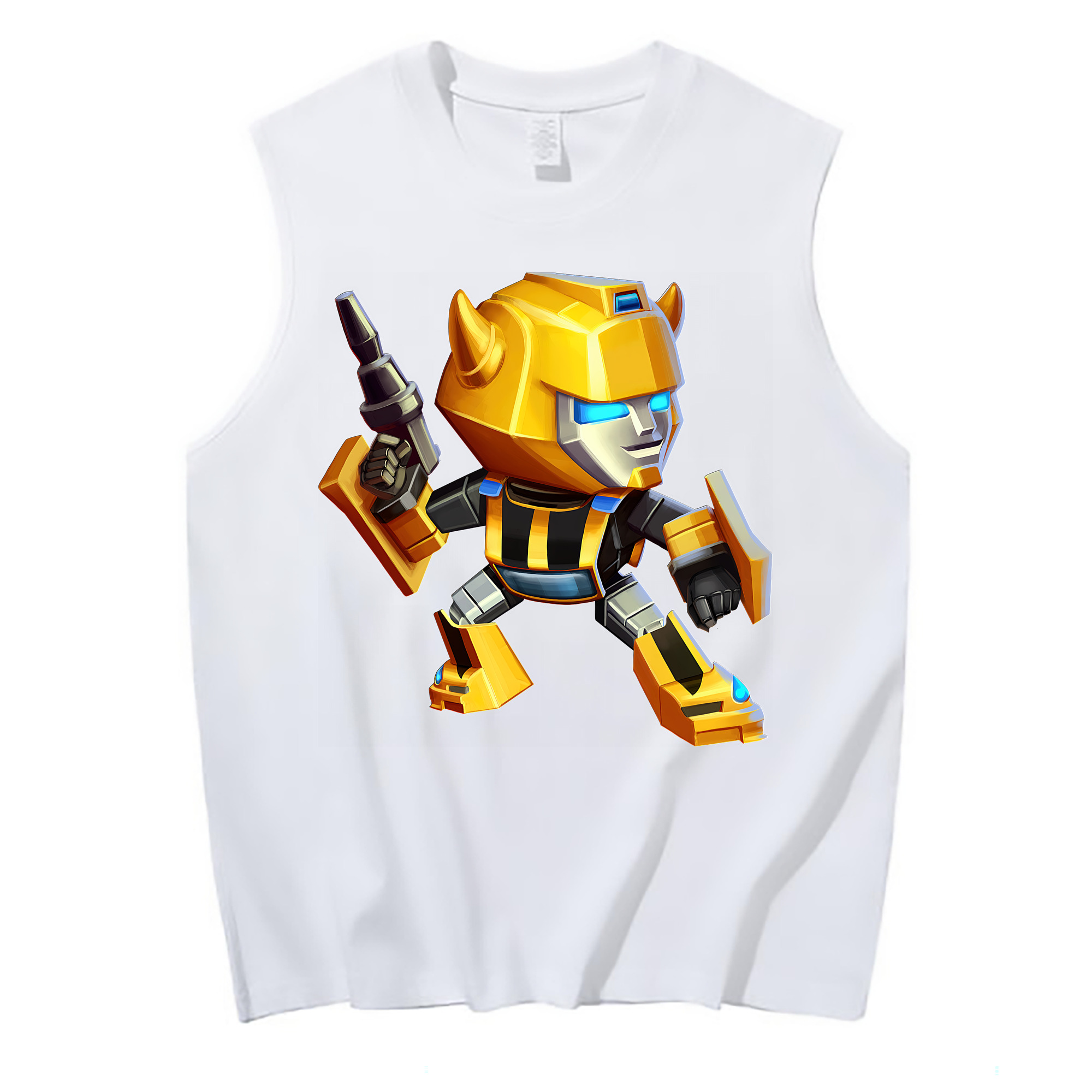 （画像用） Transformers トランスフォーマー コットン100％タンクトップ（フロントプリント）