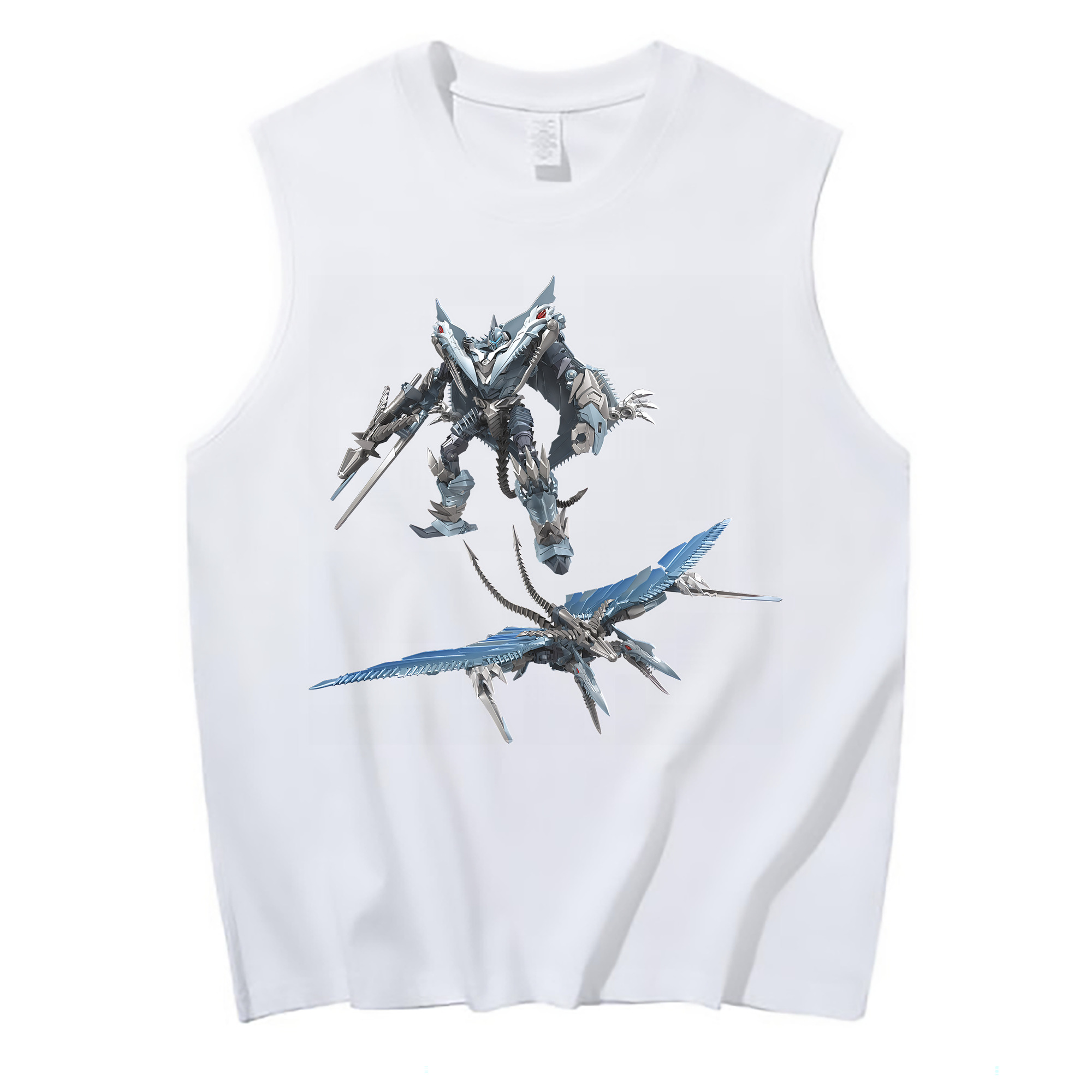 （画像用） Transformers トランスフォーマー コットン100％タンクトップ（フロントプリント）