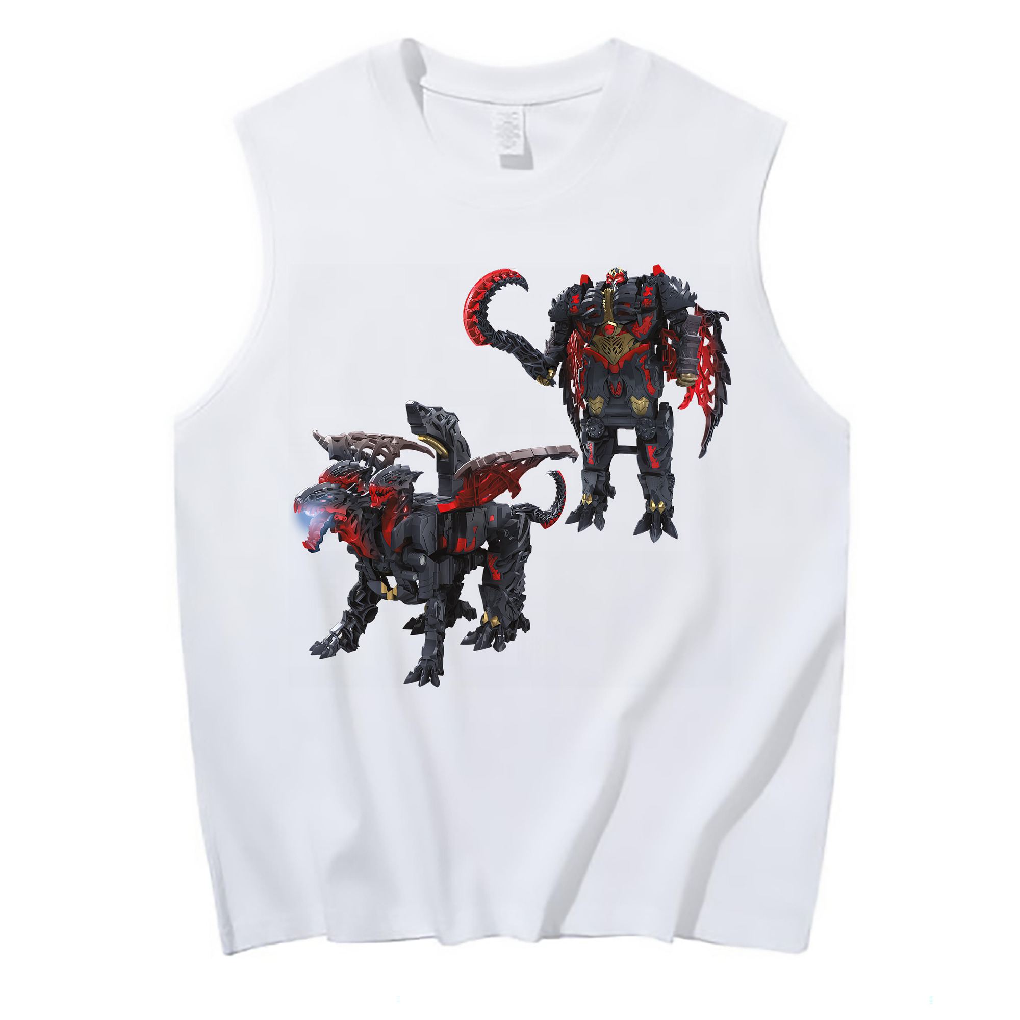 （画像用） Transformers トランスフォーマー コットン100％タンクトップ（フロントプリント）