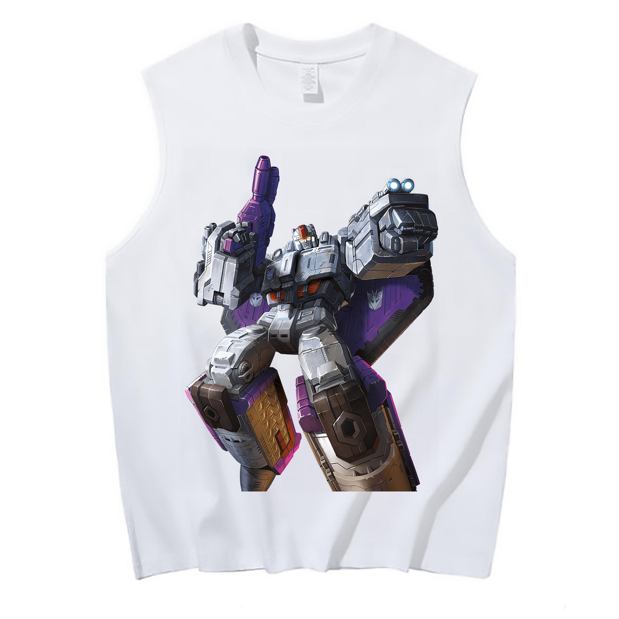 （画像用） Transformers トランスフォーマー コットン100％タンクトップ（フロントプリント）