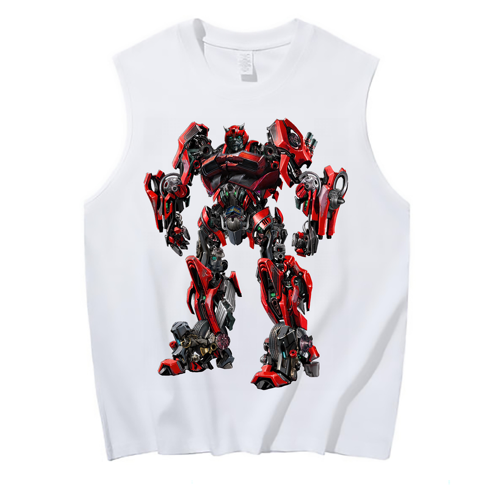 （画像用） Transformers トランスフォーマー コットン100％タンクトップ（フロントプリント）