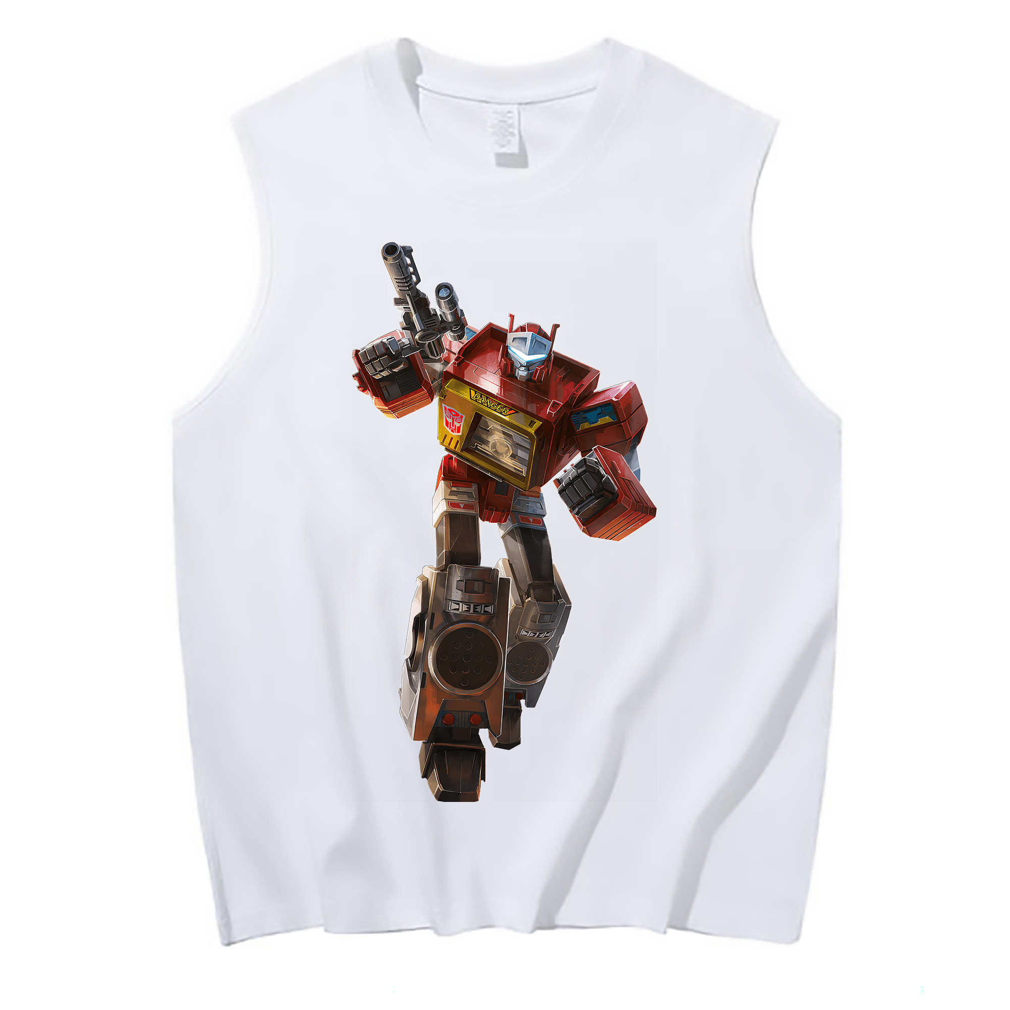 （画像用） Transformers トランスフォーマー コットン100％タンクトップ（フロントプリント）