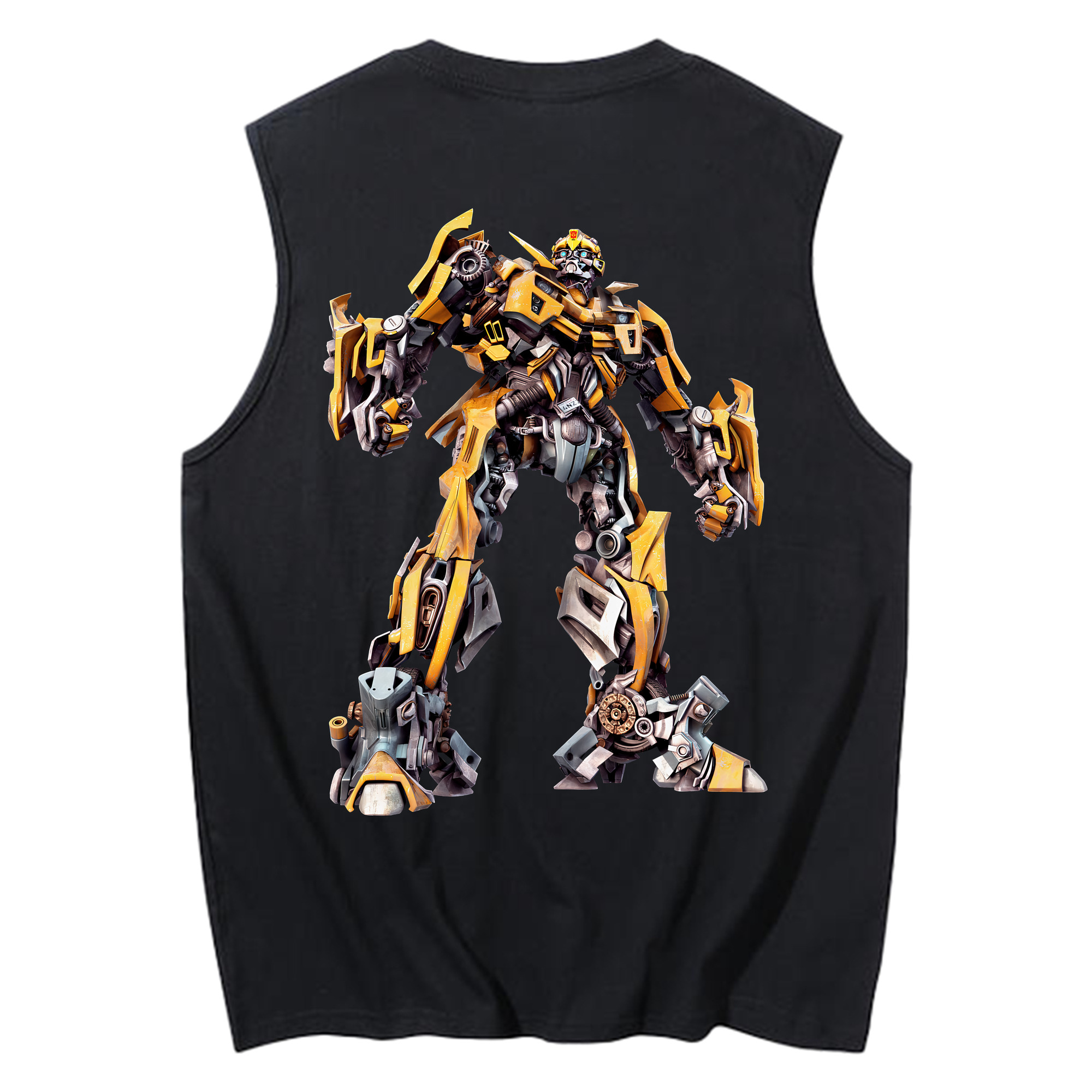 （画像用） Transformers トランスフォーマー コットン100％タンクトップ（背面プリント）