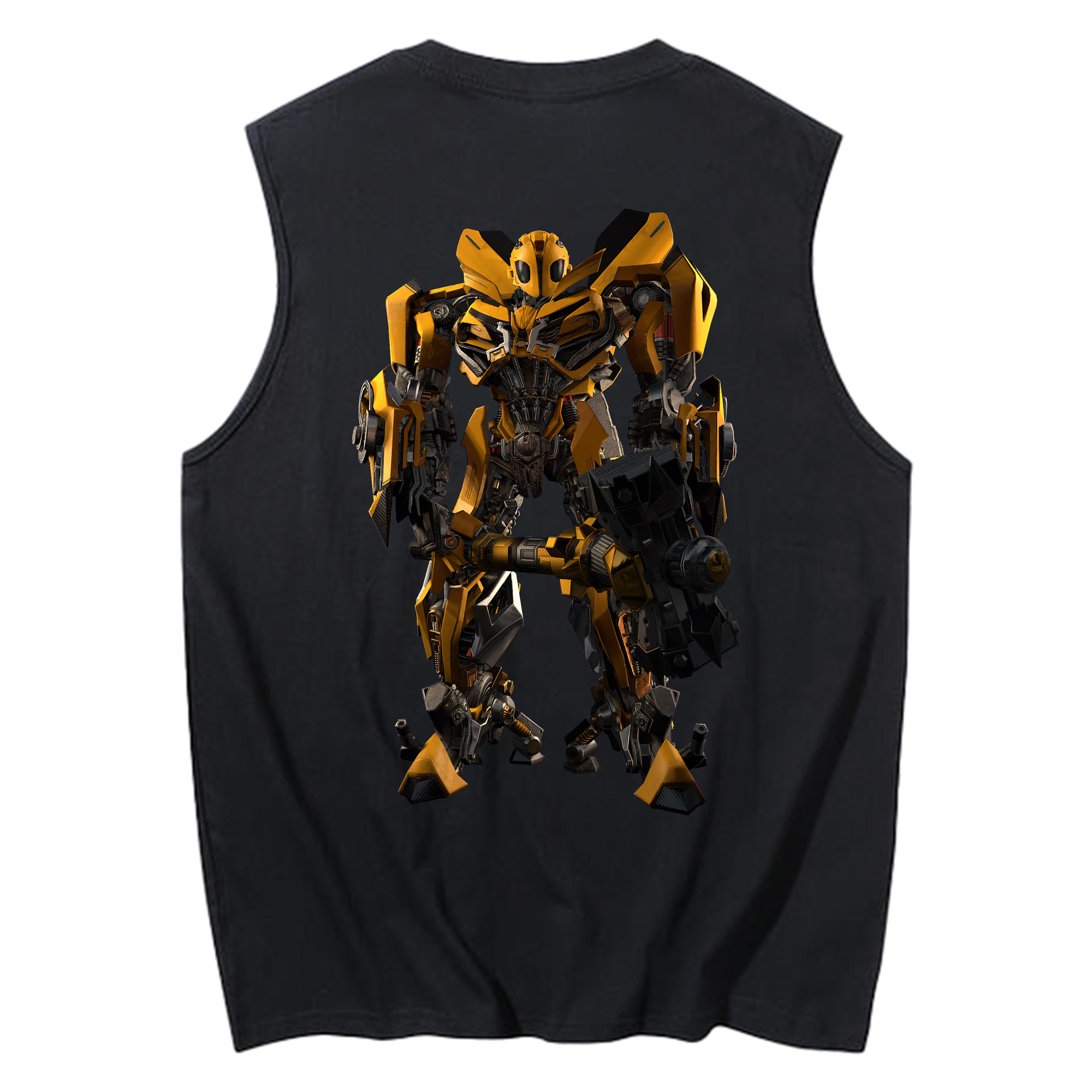 （画像用） Transformers トランスフォーマー コットン100％タンクトップ（背面プリント）