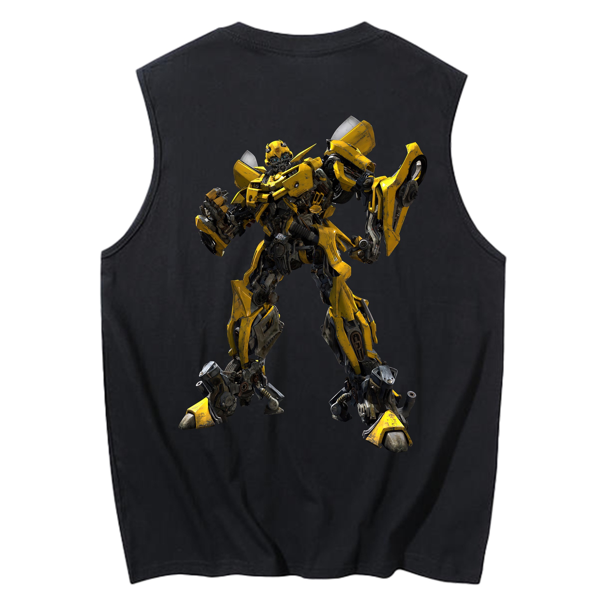 （画像用） Transformers トランスフォーマー コットン100％タンクトップ（背面プリント）