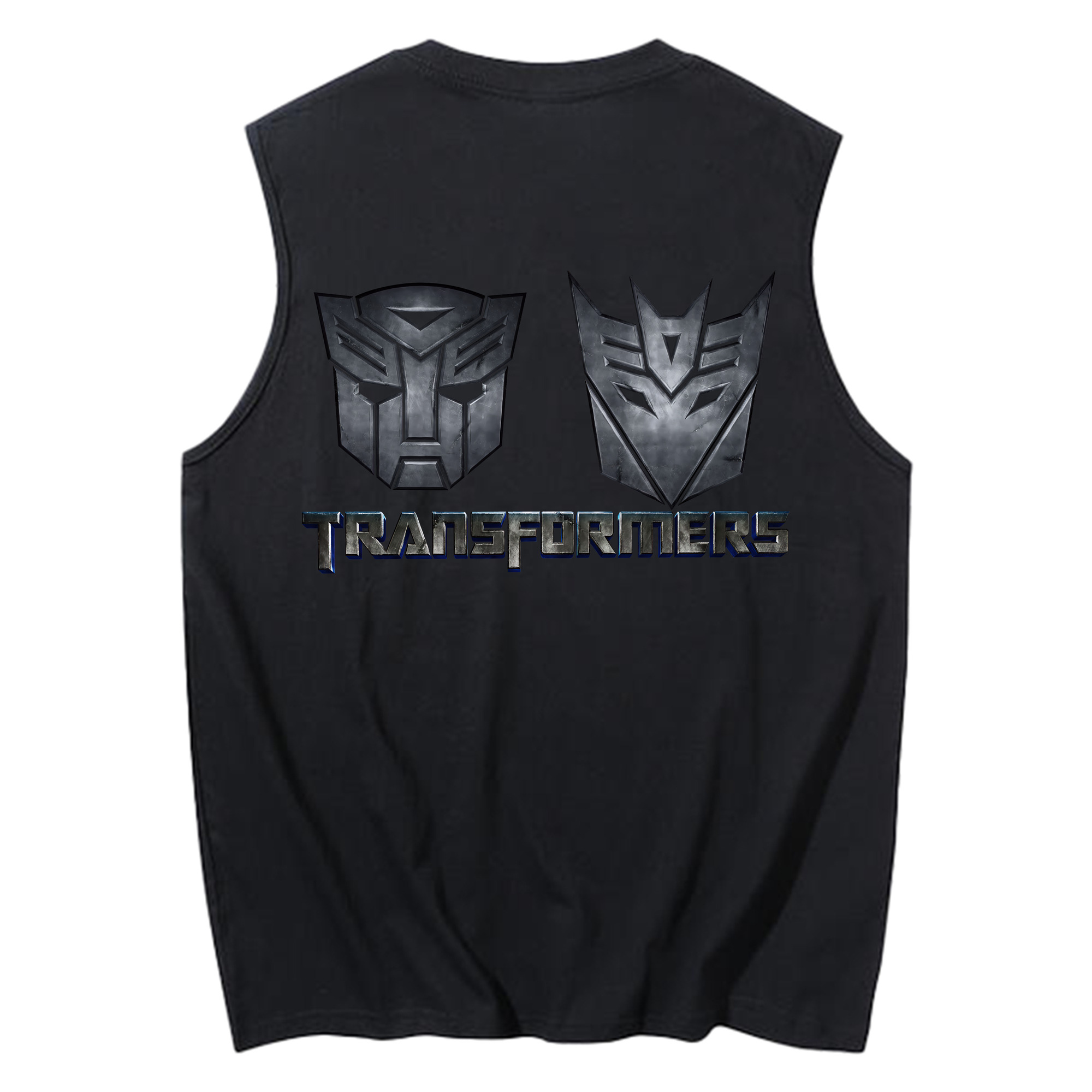 （画像用） Transformers トランスフォーマー コットン100％タンクトップ（背面プリント）